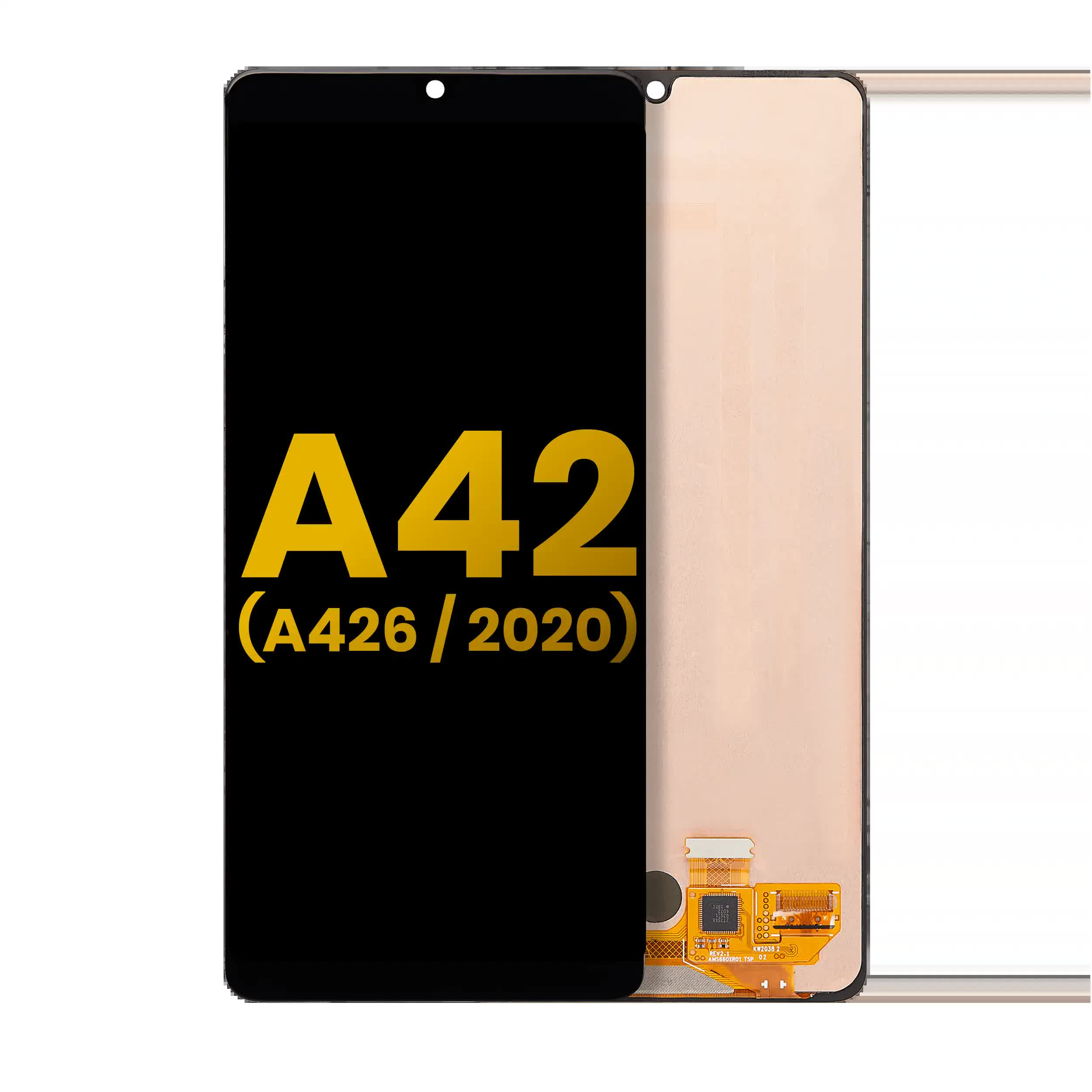OLED Display ohne Rahmen für Samsung Galaxy A42 5G (A426 / 2020) (professionell aufgearbeitet)