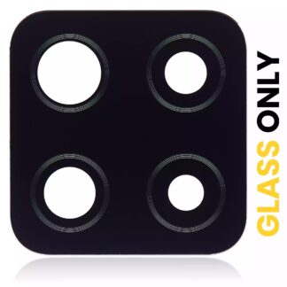 Rückkamera-Glas (nur Glas) mit Klebefolie für Samsung Galaxy A42 5G (A426 / 2020) (Prism Dot Black) (10er-Pack)