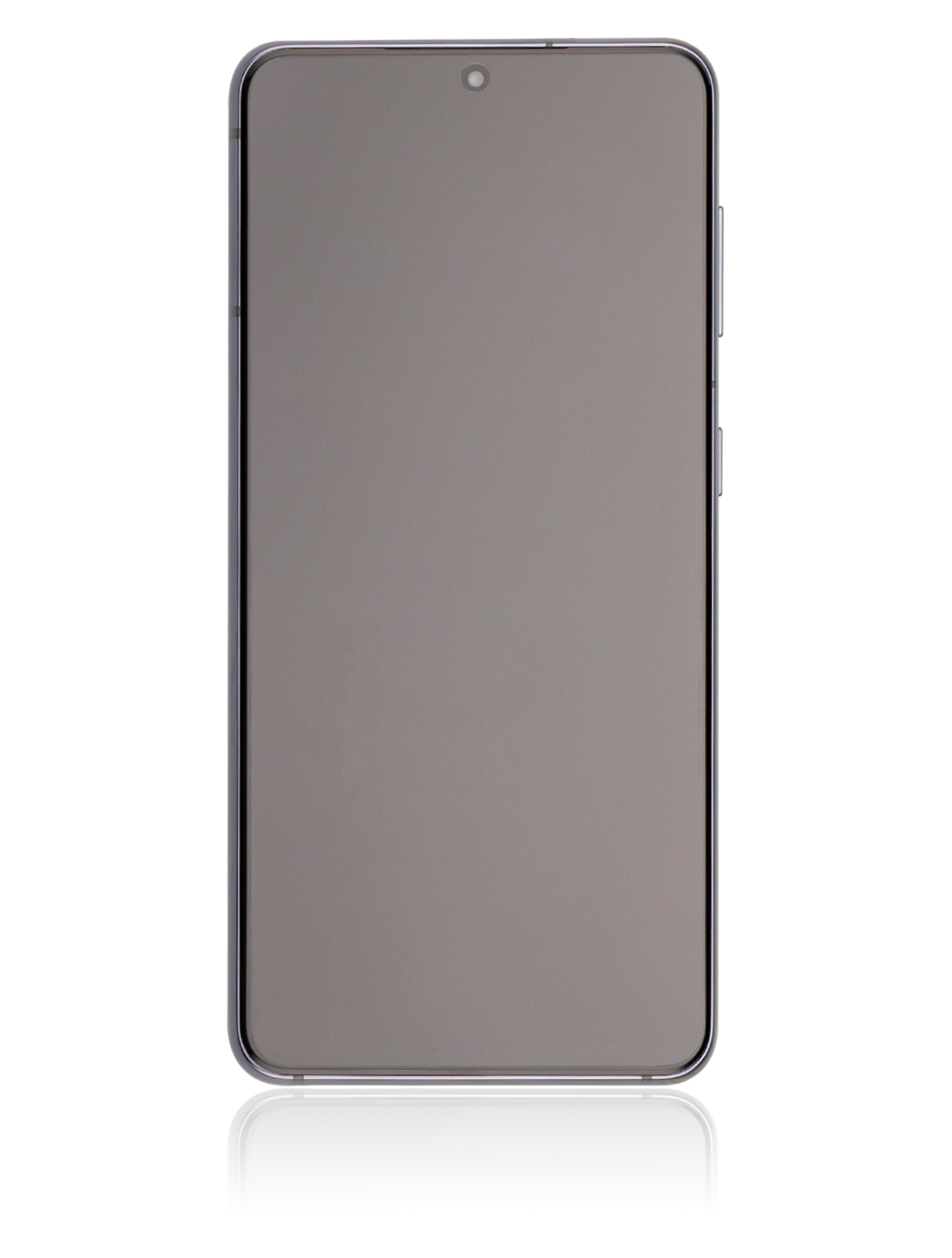 OLED Display mit Rahmen für Samsung Galaxy S21 5G (professionell aufgearbeitet) (Phantom Gray) – Bild 2