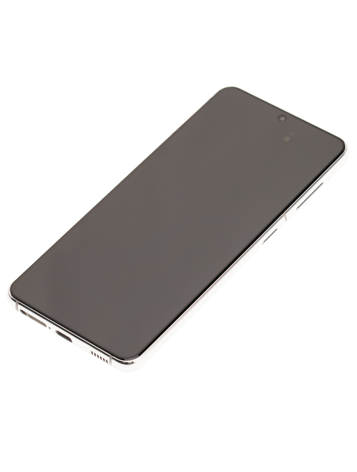 OLED Display mit Rahmen für Samsung Galaxy S21 5G (professionell aufgearbeitet) (Phantom White) – Bild 2