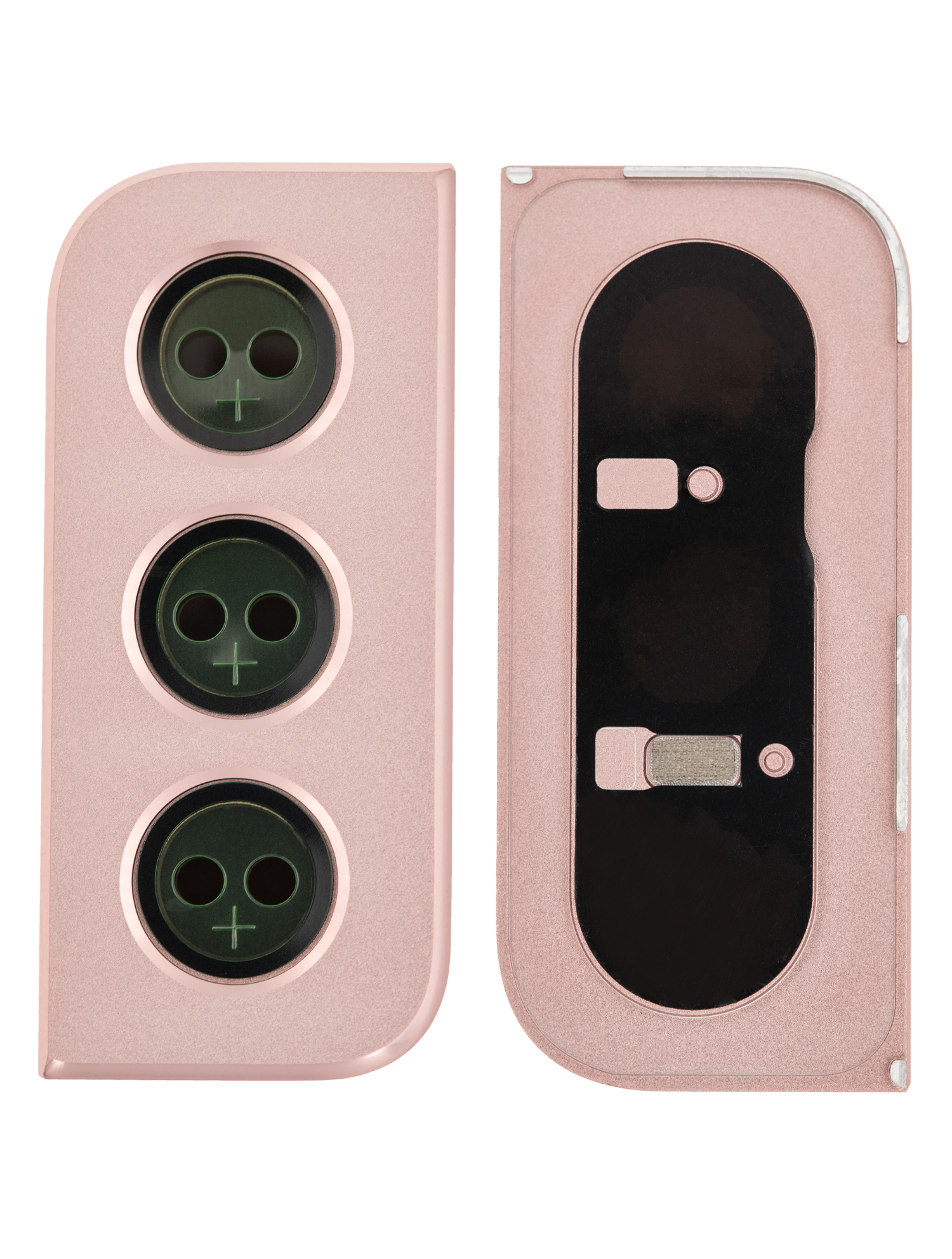 Rückkamera-Glas mit Abdeckung Blendenring für Samsung Galaxy S21 (Phantom Pink) – Bild 4