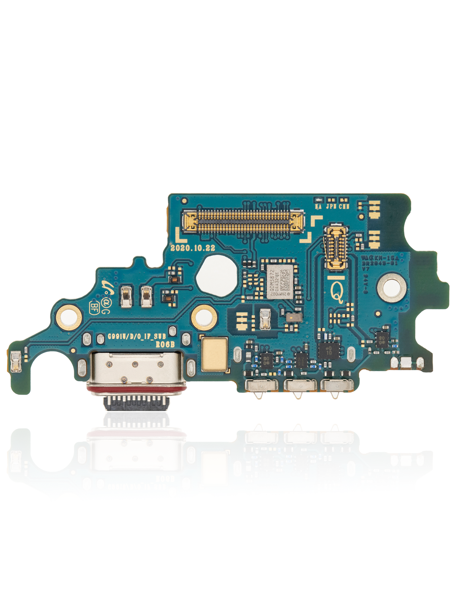Ladebuchse mit SIM-Kartenleser für Samsung Galaxy S21 5G (G991U) (US-Version) (Premium) – Bild 4