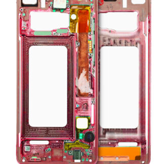 Mittelrahmen für Samsung Galaxy S10 (mit Kleinteilen) (Cardinal Red)