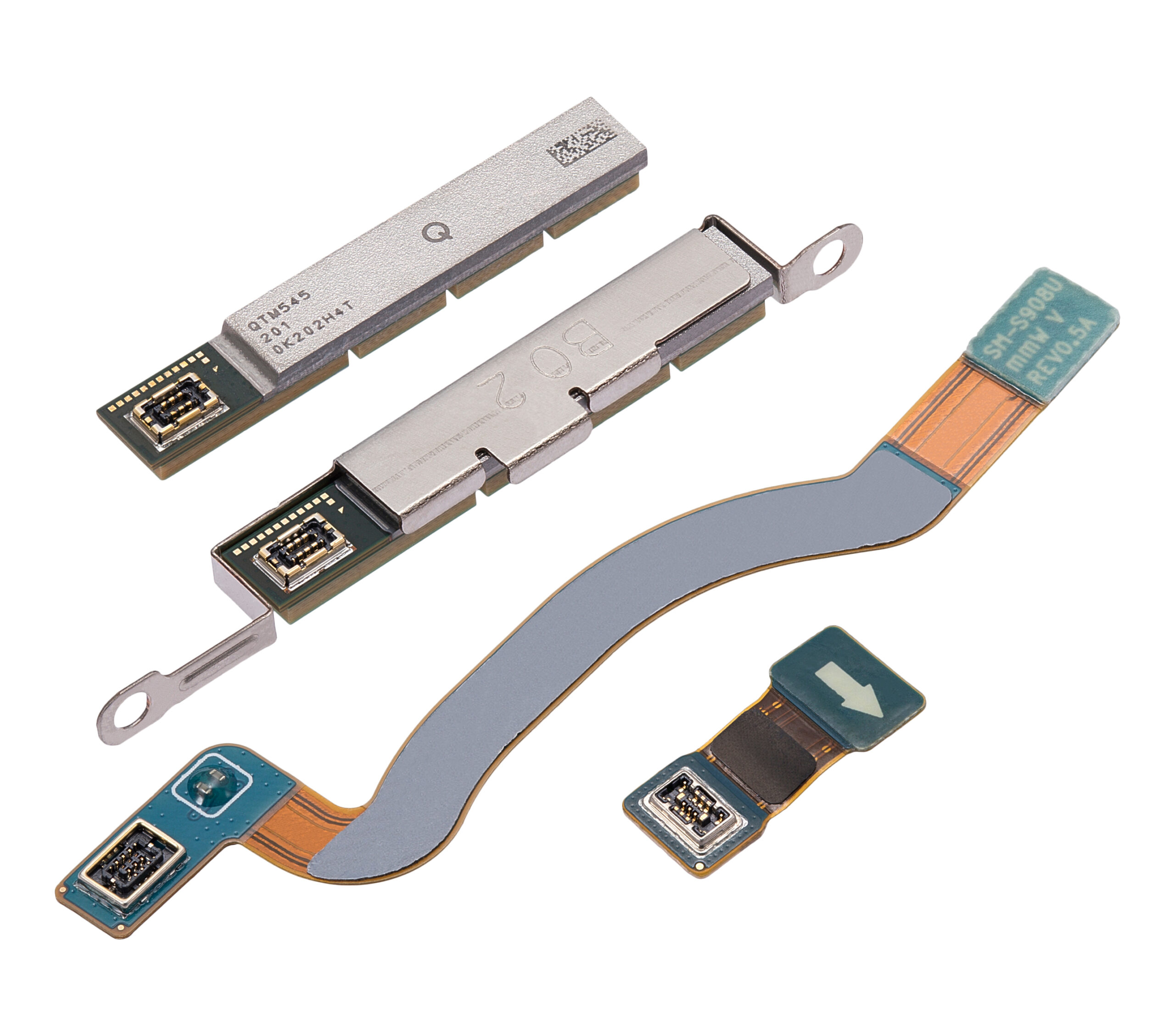 5G Antenne Flexkabel mit Modul für Samsung Galaxy S22 Ultra (S908U) (4-teiliges Set) – Bild 3