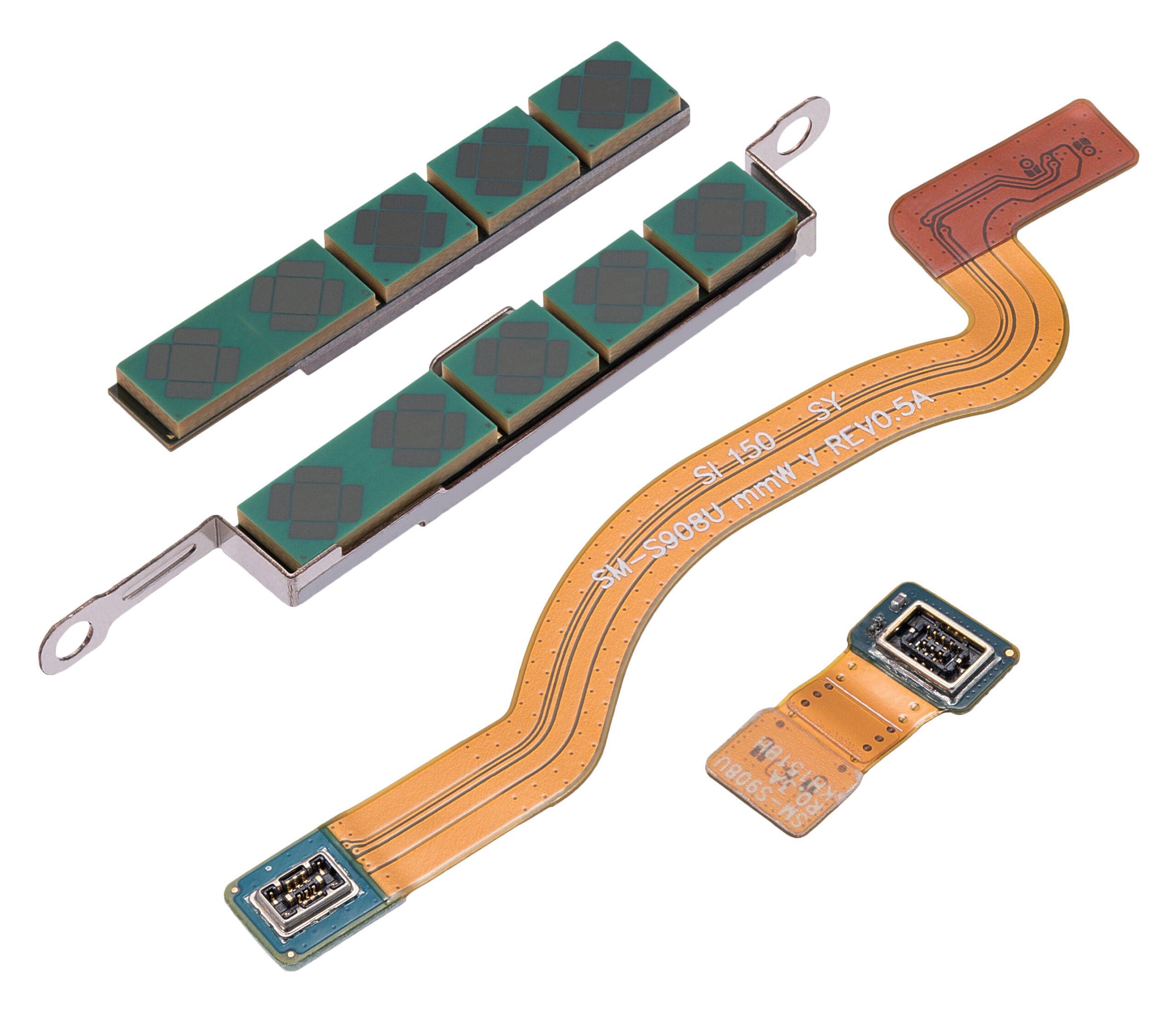 5G Antenne Flexkabel mit Modul für Samsung Galaxy S22 Ultra (S908U) (4-teiliges Set) – Bild 4