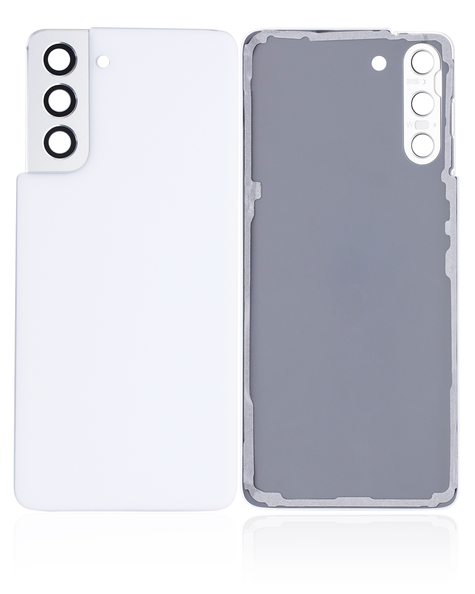 Rückdeckelglas mit Kameraglas für Samsung Galaxy S21 5G (Service Pack) (Phantom White) – Bild 2