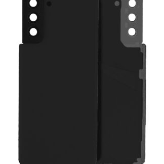 Rückdeckelglas mit Kameraglas für Samsung Galaxy S21 Plus (Service Pack) (Phantom Black)