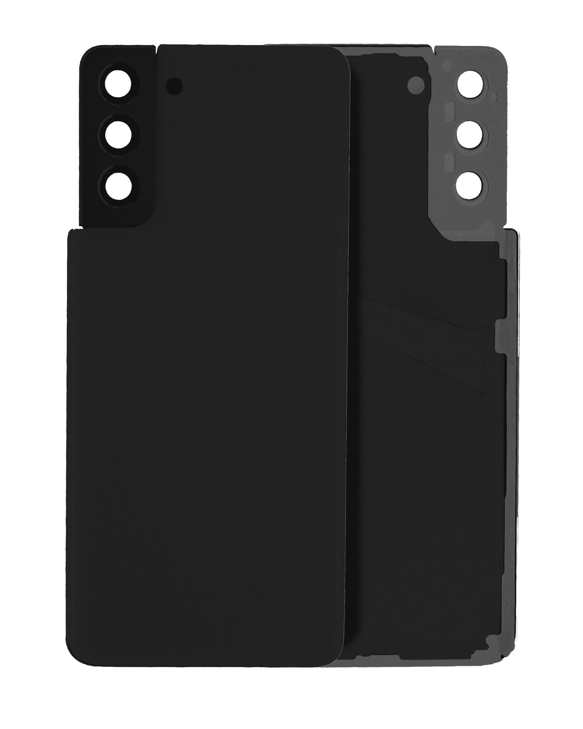 Rückdeckelglas mit Kameraglas für Samsung Galaxy S21 Plus (Service Pack) (Phantom Black)