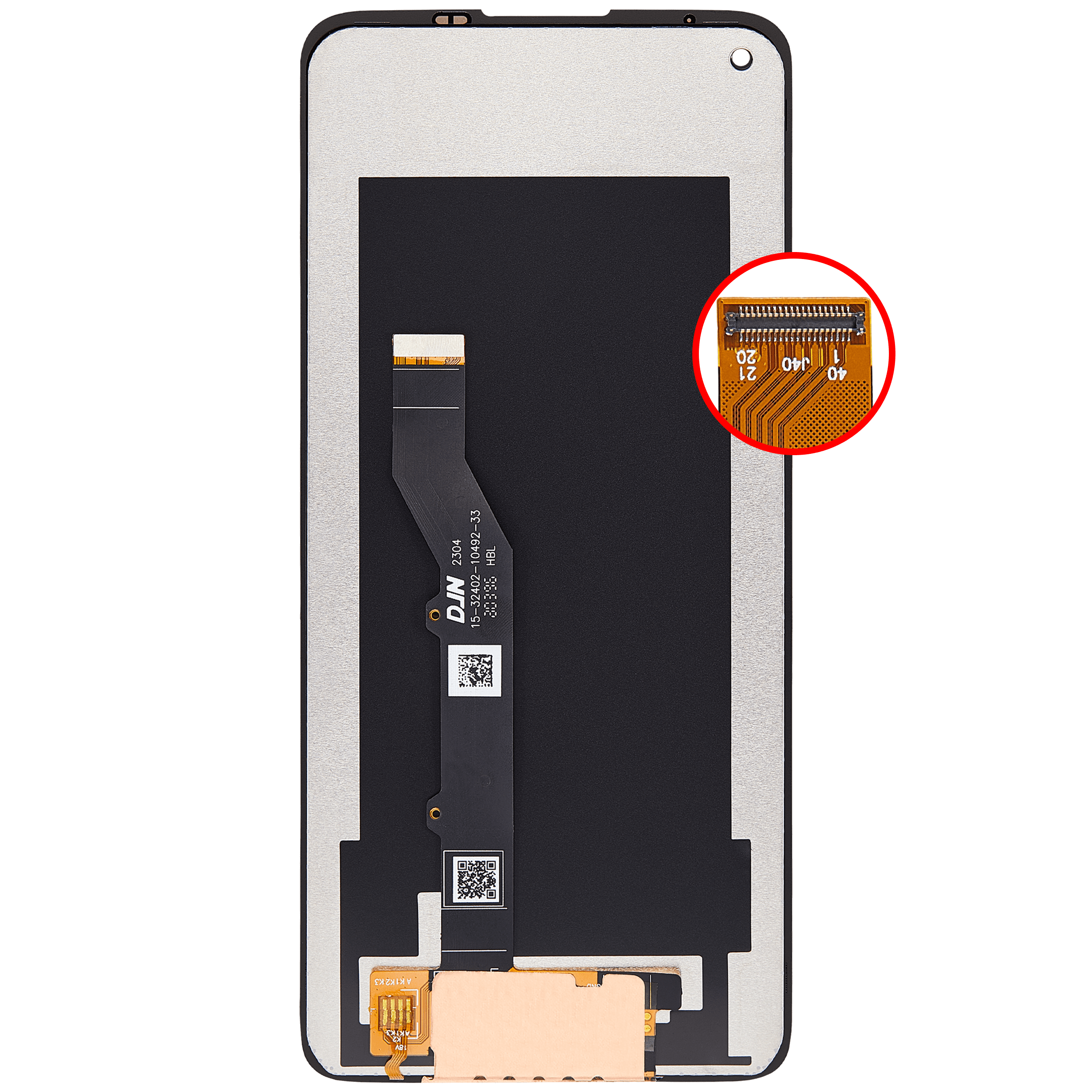 LCD Display ohne Rahmen für Motorola Moto G9 Plus (XT2087 / 2020) (Aftermarket Plus) – Bild 4