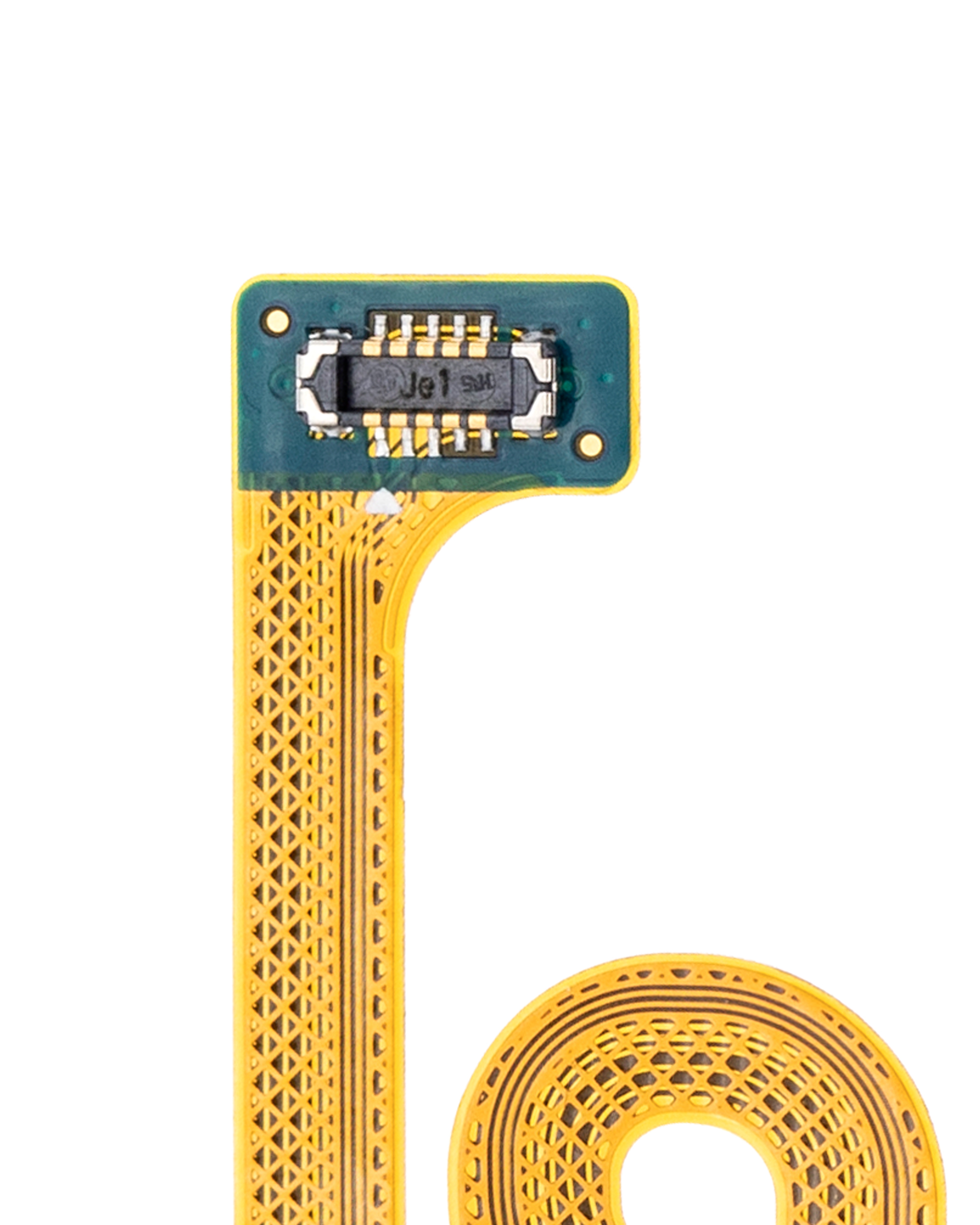 Fingerabdrucksensor mit Flexkabel für Samsung Galaxy A12 (A125 / 2020) (Black (Schwarz)) – Bild 4
