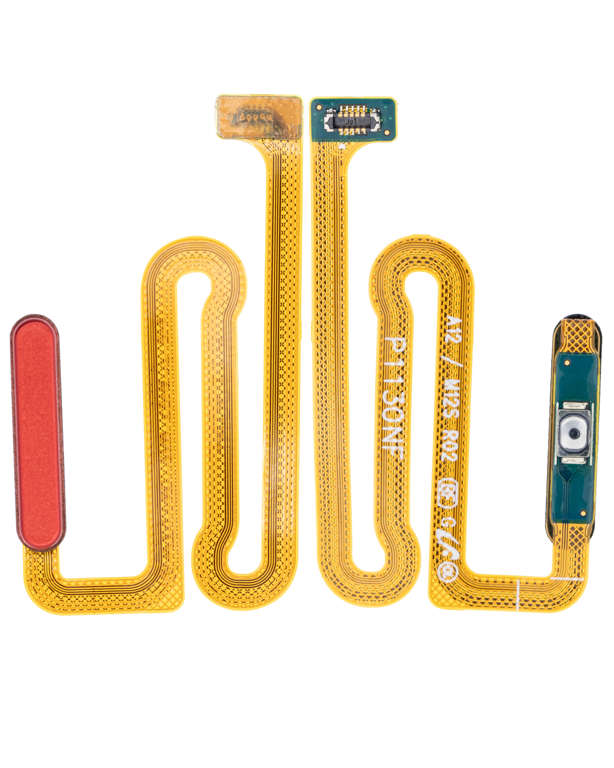 Fingerabdrucksensor mit Flexkabel für Samsung Galaxy A12 (A125 / 2020) (Red (Rot)) – Bild 2
