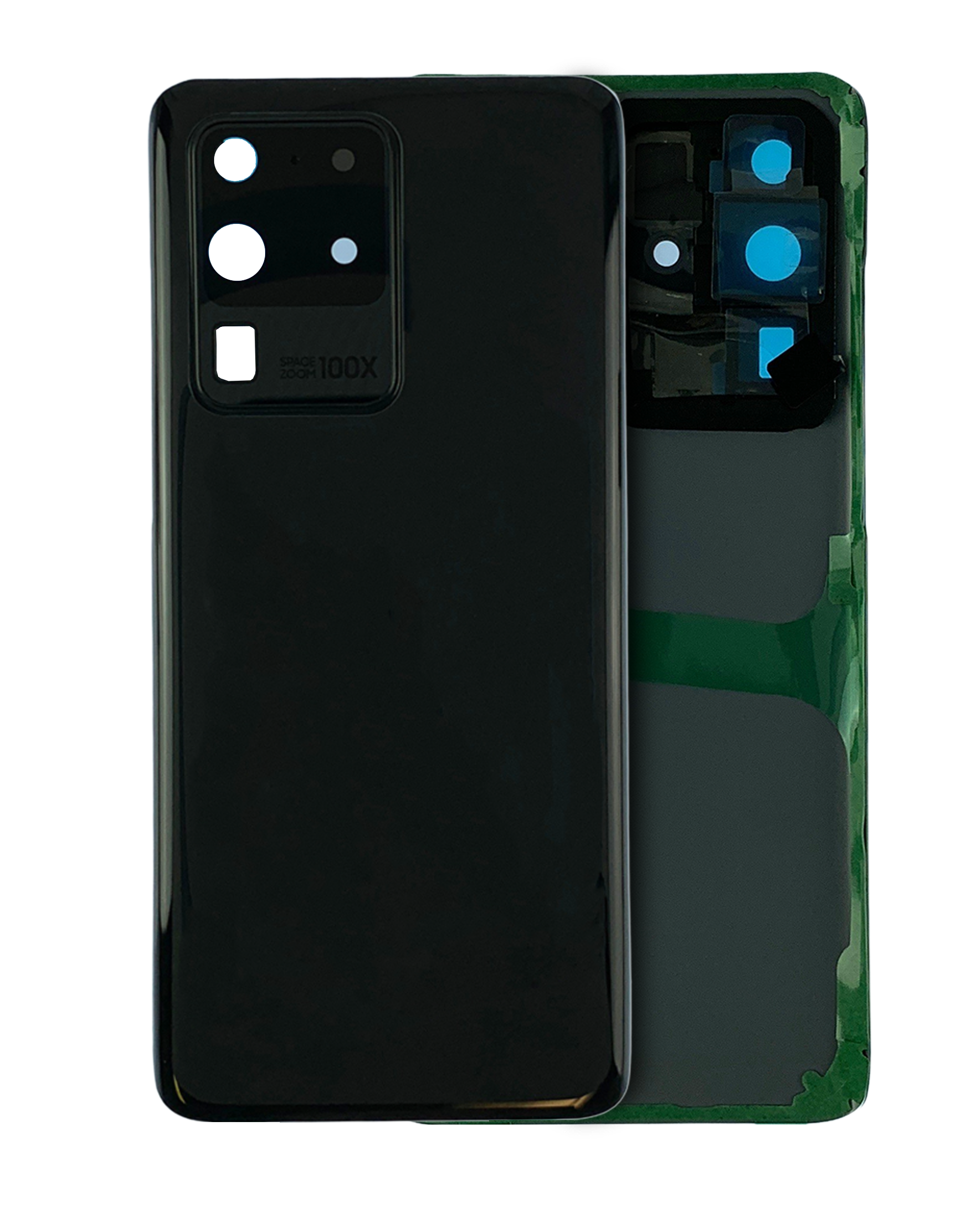 Rückdeckelglas mit Kameraglas für Samsung Galaxy S20 Ultra (Service Pack) (Cosmic Gray (Grau)) – Bild 5