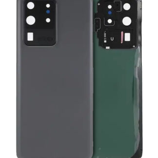 Rückdeckelglas mit Kameraglas für Samsung Galaxy S20 Ultra (Service Pack) (Cosmic Gray (Grau))