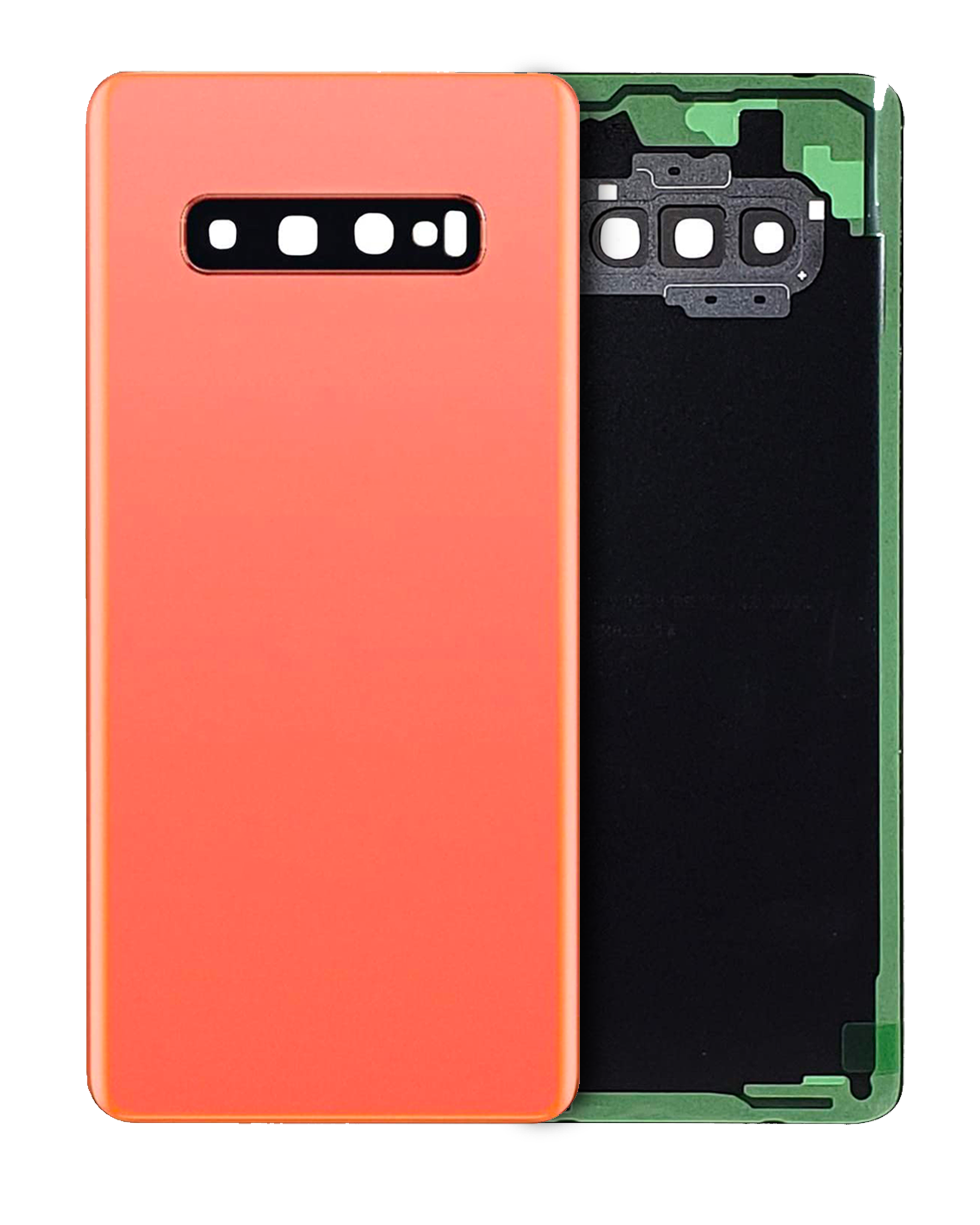 Rückdeckelglas mit Kameraglas für Samsung Galaxy S10 Plus (Service Pack) (Ceramic White) – Bild 3