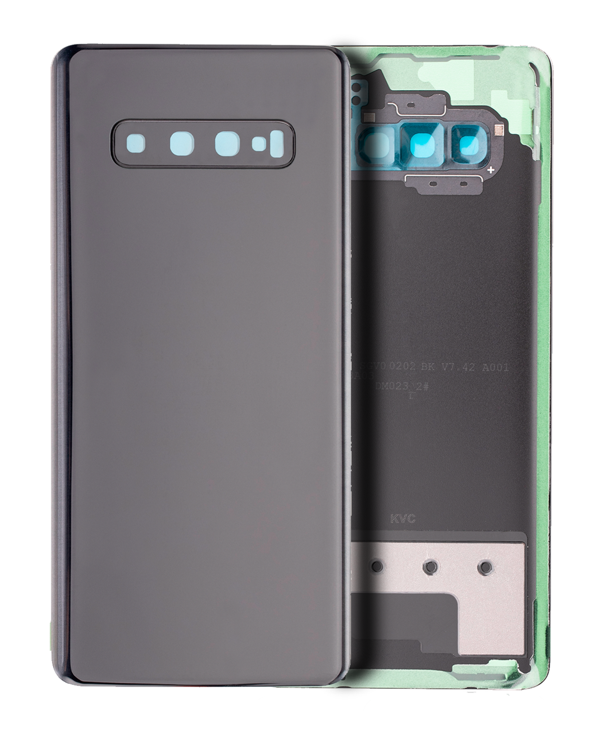 Rückdeckelglas mit Kameraglas für Samsung Galaxy S10 Plus (Service Pack) (Ceramic White) – Bild 4