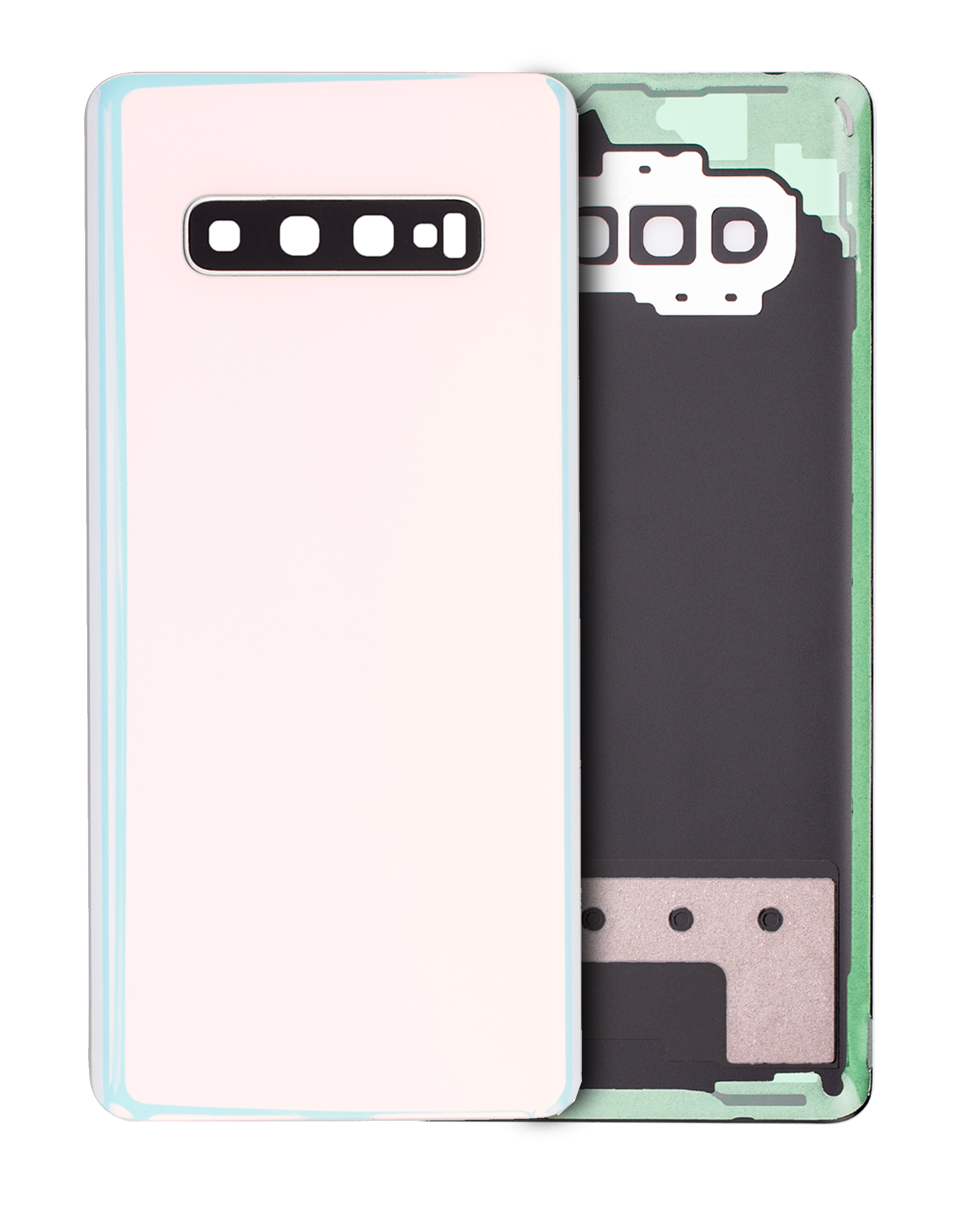 Rückdeckelglas mit Kameraglas für Samsung Galaxy S10 Plus (Service Pack) (Ceramic White) – Bild 5