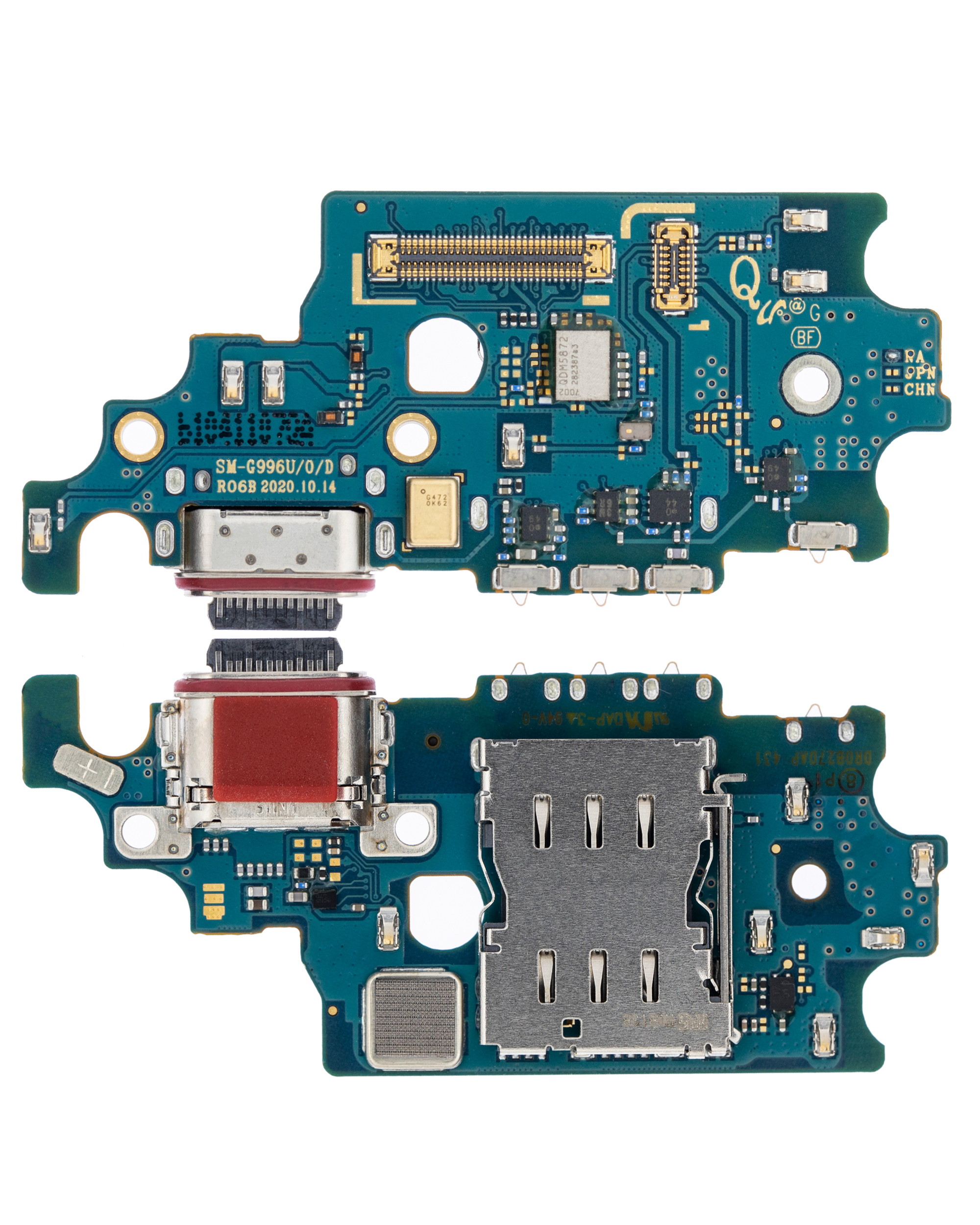 Ladebuchse mit SIM-Kartenleser für Samsung Galaxy S21 Plus (G996U) (US-Version) (Premium) – Bild 2