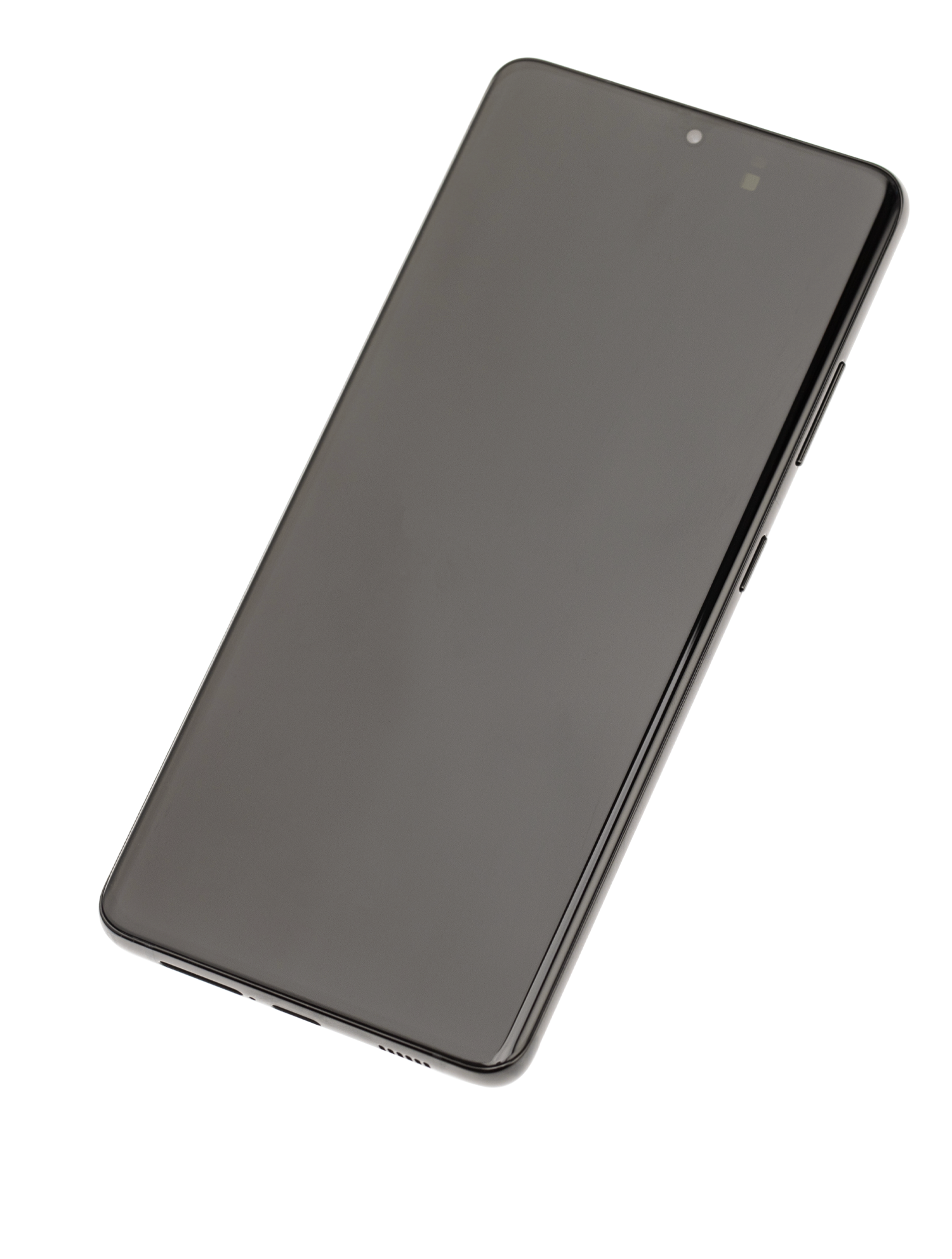 OLED Display mit Rahmen für Samsung Galaxy S21 Ultra 5G (professionell aufgearbeitet) (Phantom Black) – Bild 2