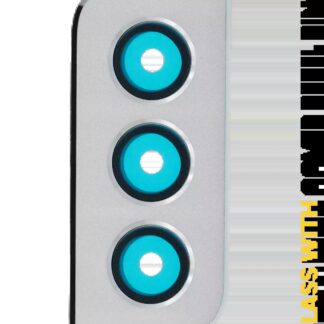 Rückkamera-Glas mit Blendenring für Samsung Galaxy S21 Plus (Phantom Silver)