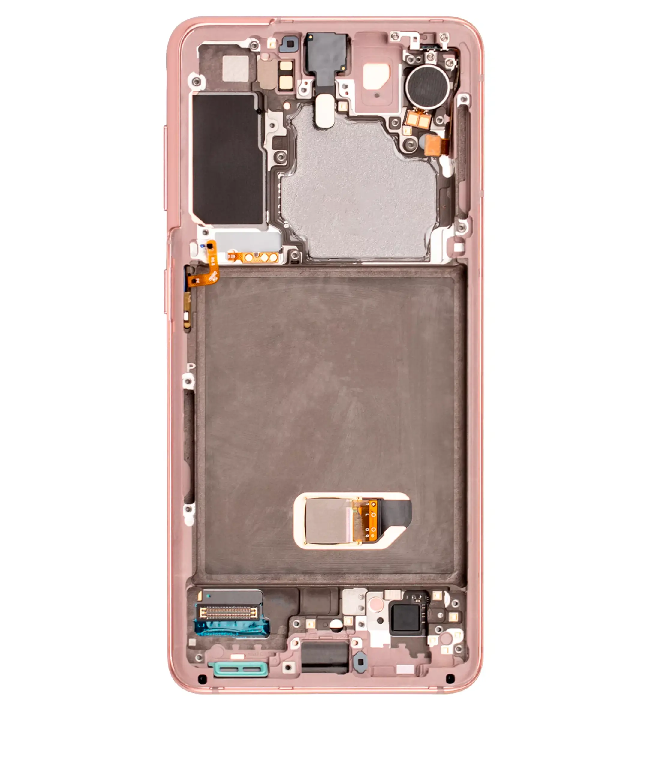 OLED Display mit Rahmen für Samsung Galaxy S21 5G (Service Pack) (Phantom Pink) – Bild 4