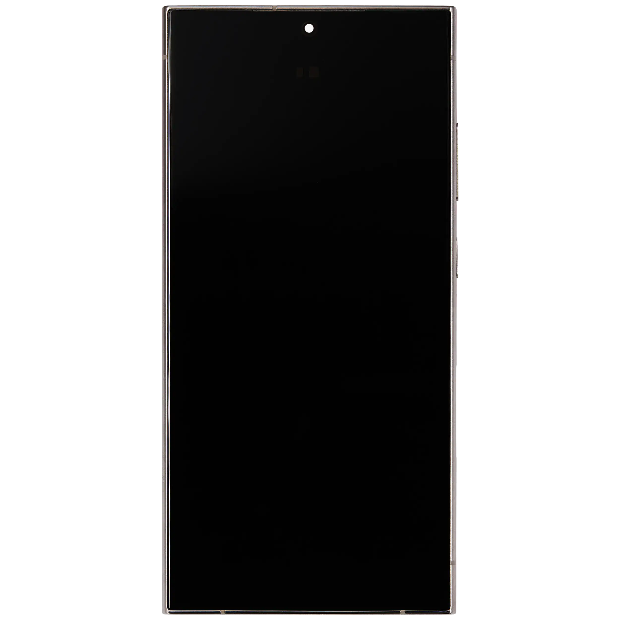 OLED Display mit Rahmen für Samsung Galaxy S24 Ultra (Service Pack) (Titanium Gray (Grau)) – Bild 3