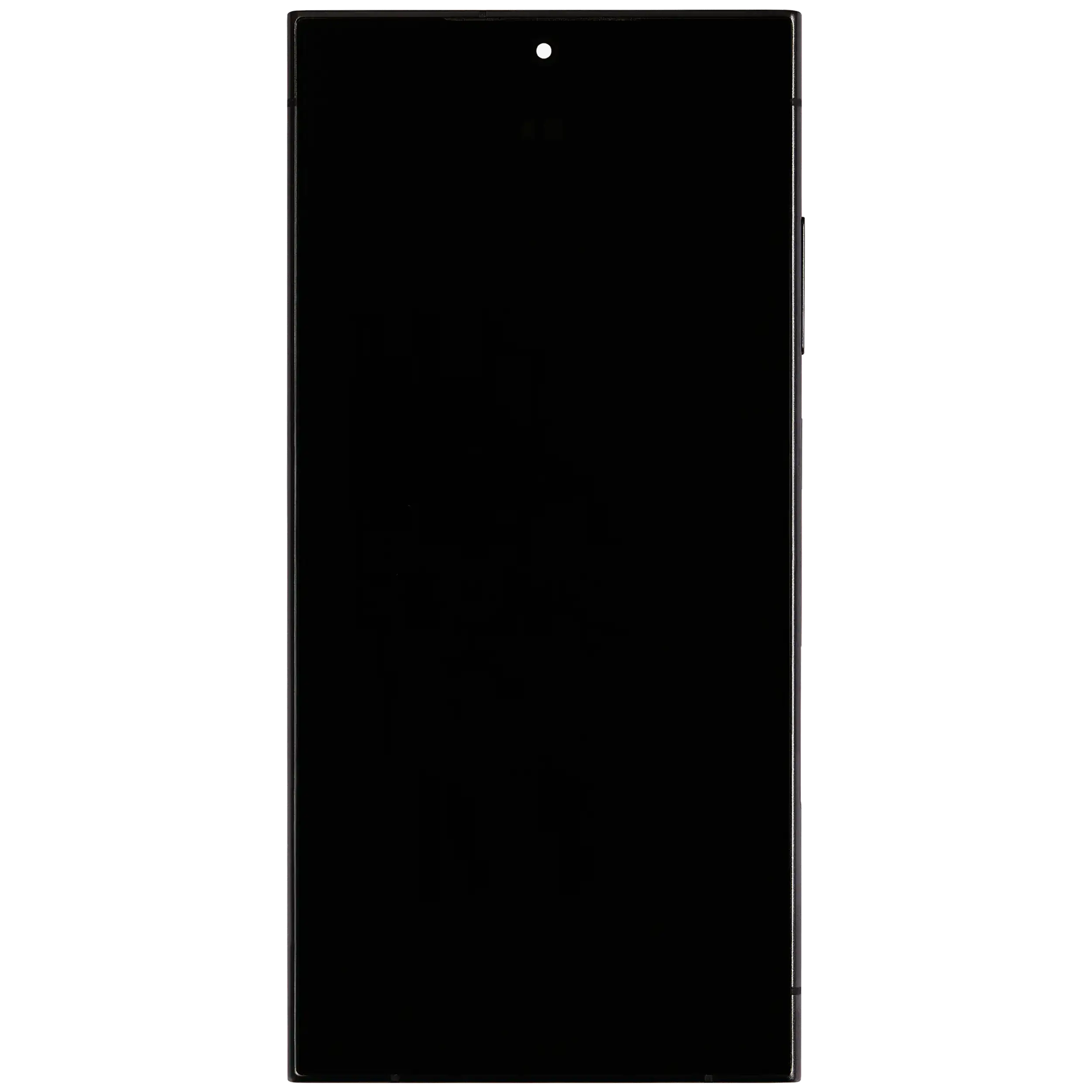 OLED Display mit Rahmen für Samsung Galaxy S24 Ultra (professionell aufgearbeitet) (Titanium Black) – Bild 3