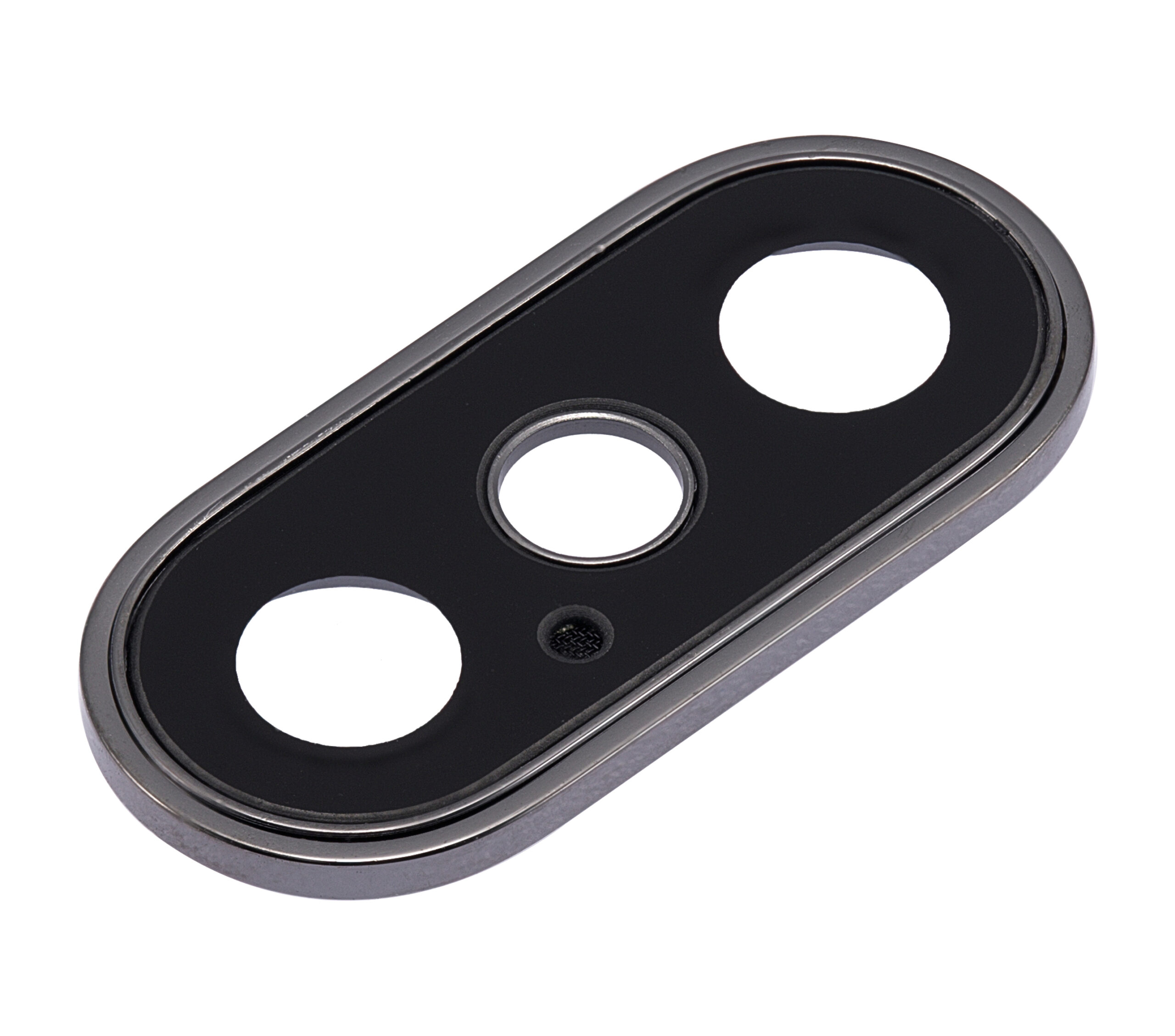 Rückkamera-Glas mit Halterung und Blende für iPhone XS / XS Max (Aftermarket Plus) (Space Gray) (10er-Pack) – Bild 4