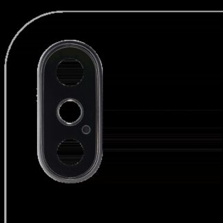 Rückkamera-Glas mit Halterung und Blende für iPhone XS / XS Max (Aftermarket Plus) (Silver (Silber)) (10er-Pack)