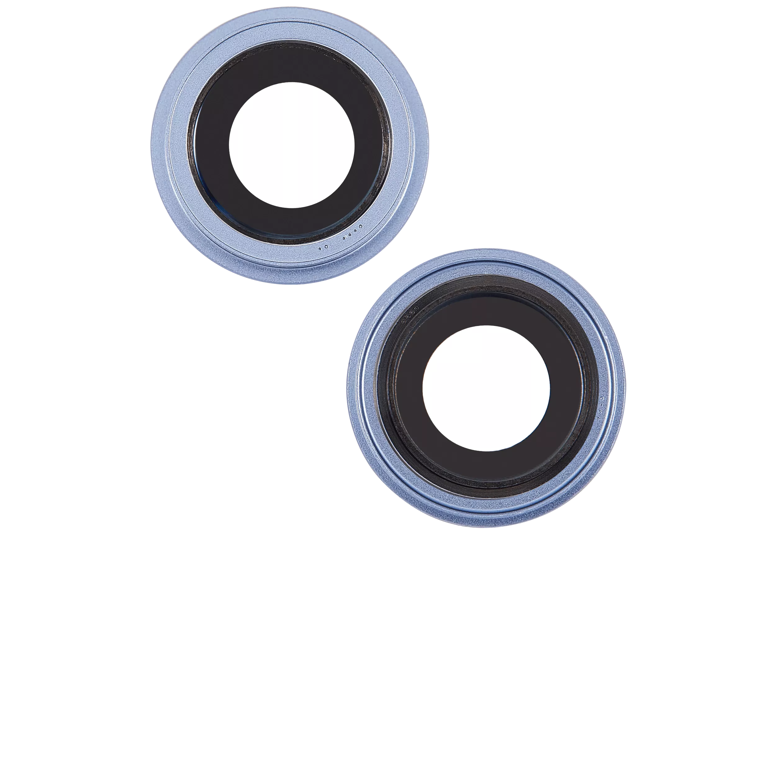Rückkamera-Glas mit Halterung und Blende für iPhone 14 / 14 Plus (2-teiliges Set) (Aftermarket Plus) (Blue (Blau)) – Bild 2