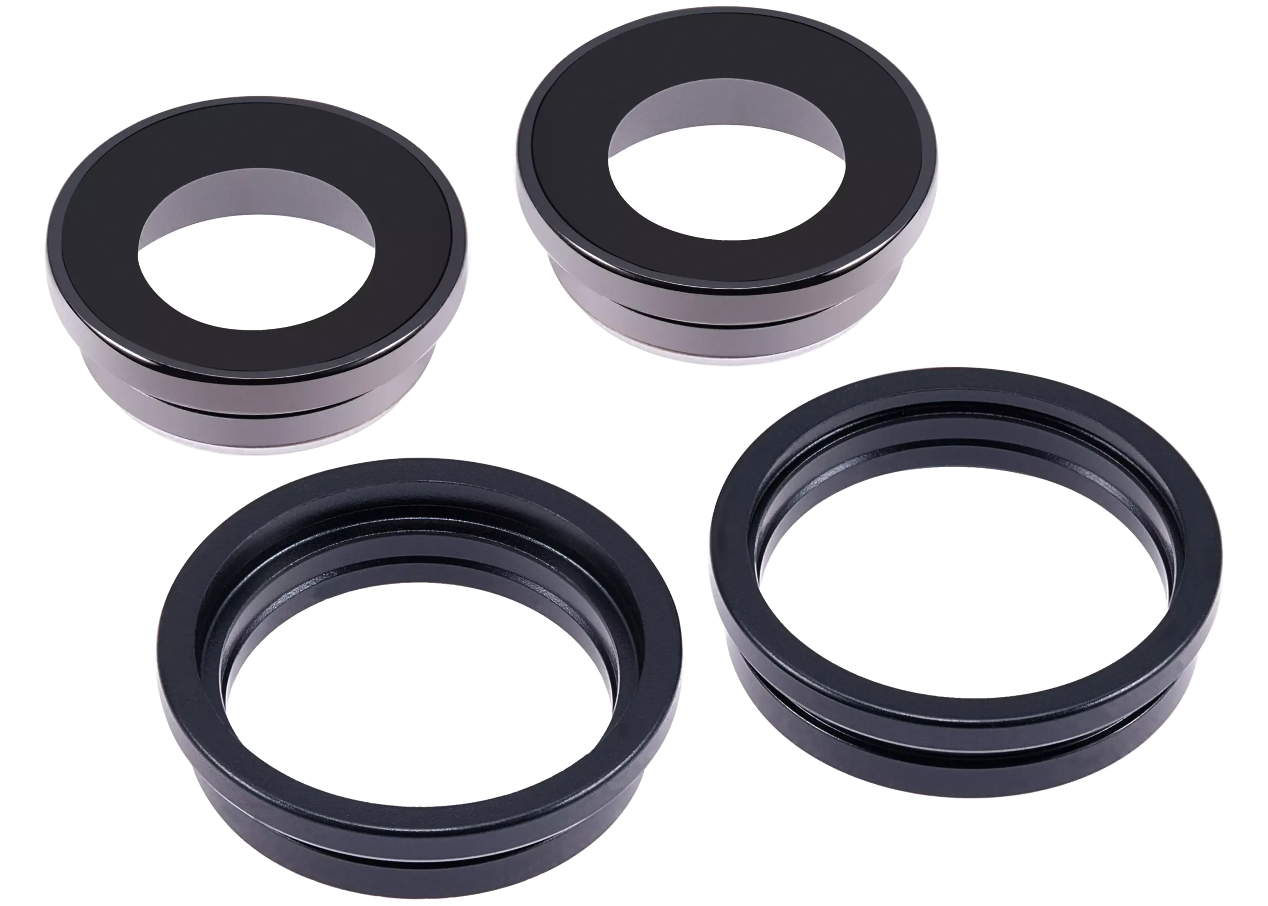 Rückkamera-Glas mit Halterung und Blende für iPhone 14 / 14 Plus (2-teiliges Set) (Aftermarket Plus) (Midnight) – Bild 4