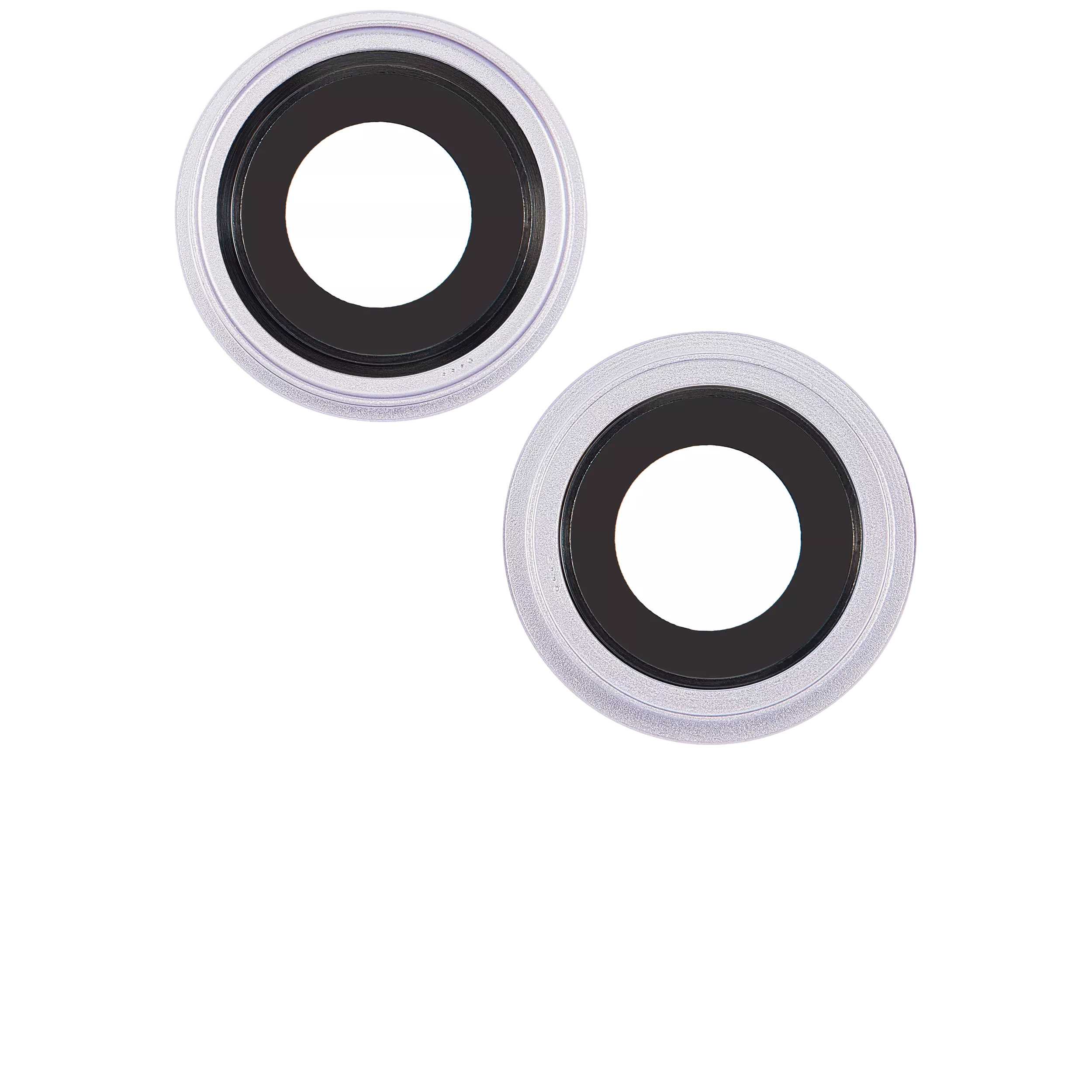 Rückkamera-Glas mit Halterung und Blende für iPhone 14 / 14 Plus (2-teiliges Set) (Aftermarket Plus) (Purple (Violett)) – Bild 2
