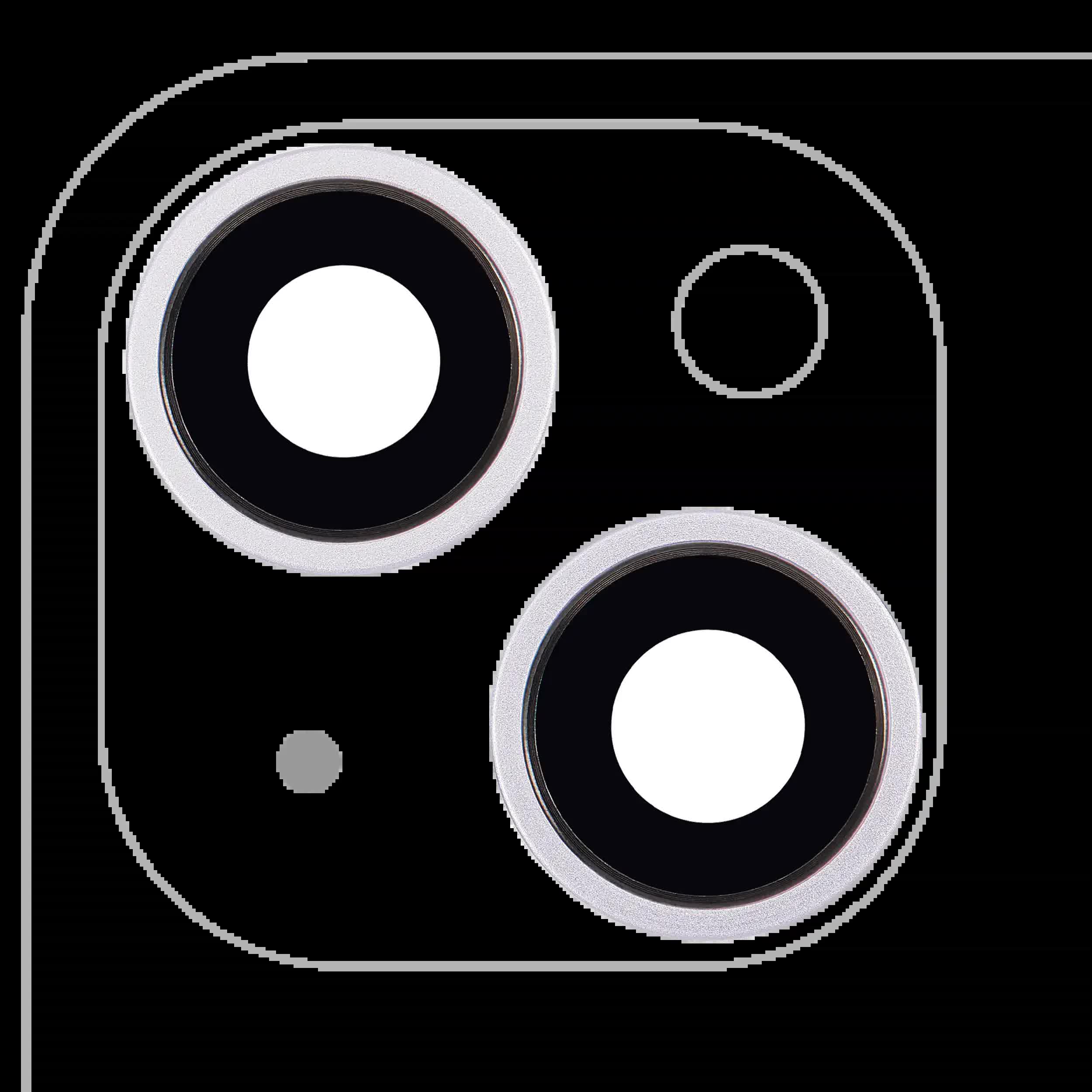 Rückkamera-Glas mit Halterung und Blende für iPhone 14 / 14 Plus (2-teiliges Set) (Aftermarket Plus) (Purple (Violett))