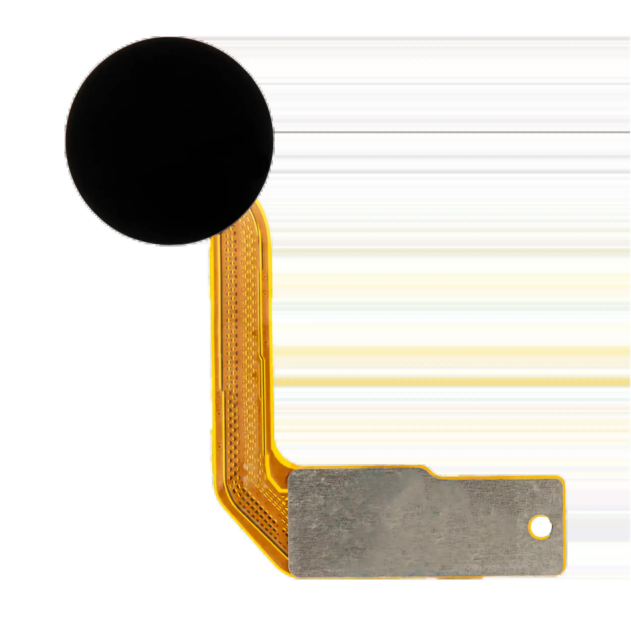 Fingerabdrucksensor mit Flexkabel für Huawei Nova 5i Pro (Black (Schwarz))