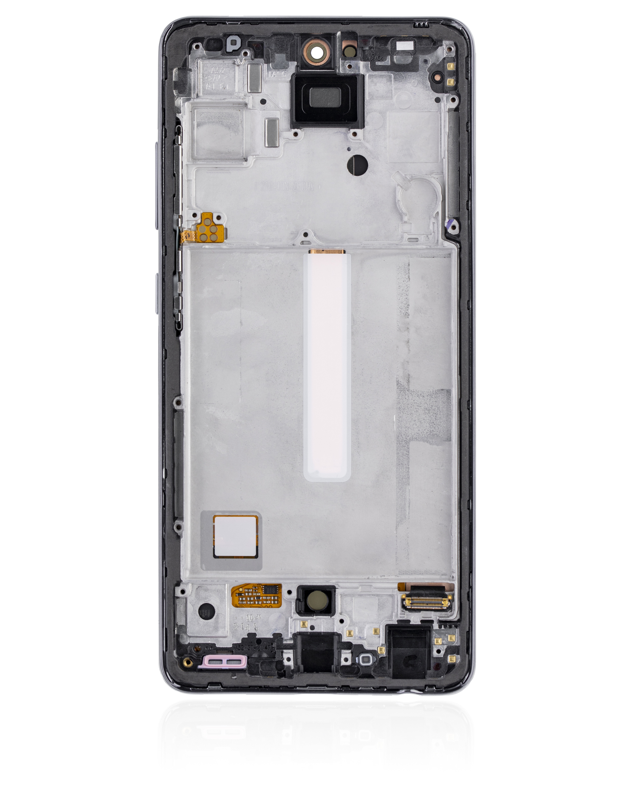 OLED Display mit Rahmen für Samsung Galaxy A52 4G (A525 / 2021) / A52 5G (A526 / 2021) / A52S 5G (A528 / 2021) (professionell aufgearbeitet) (Awesome Black) – Bild 3