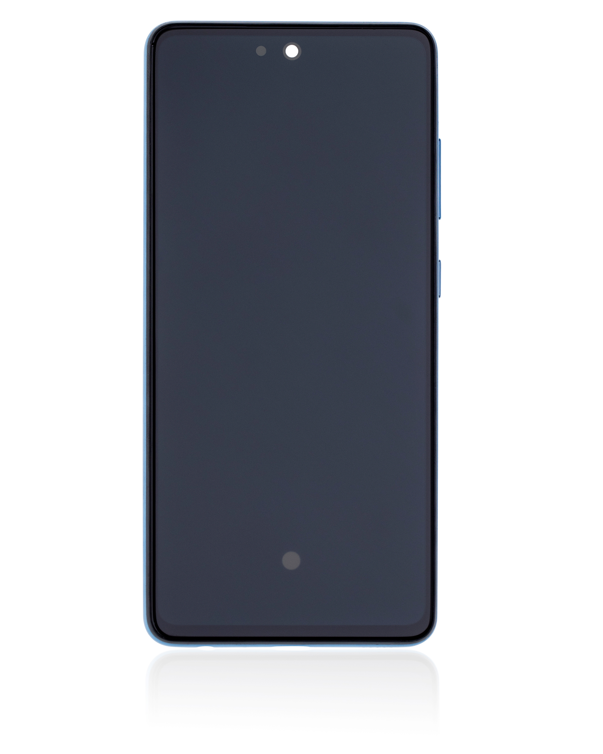 OLED Display mit Rahmen für Samsung Galaxy A52 4G (A525 / 2021) / A52 5G (A526 / 2021) / A52S 5G (A528 / 2021) (Service Pack) (Awesome Blue) – Bild 4