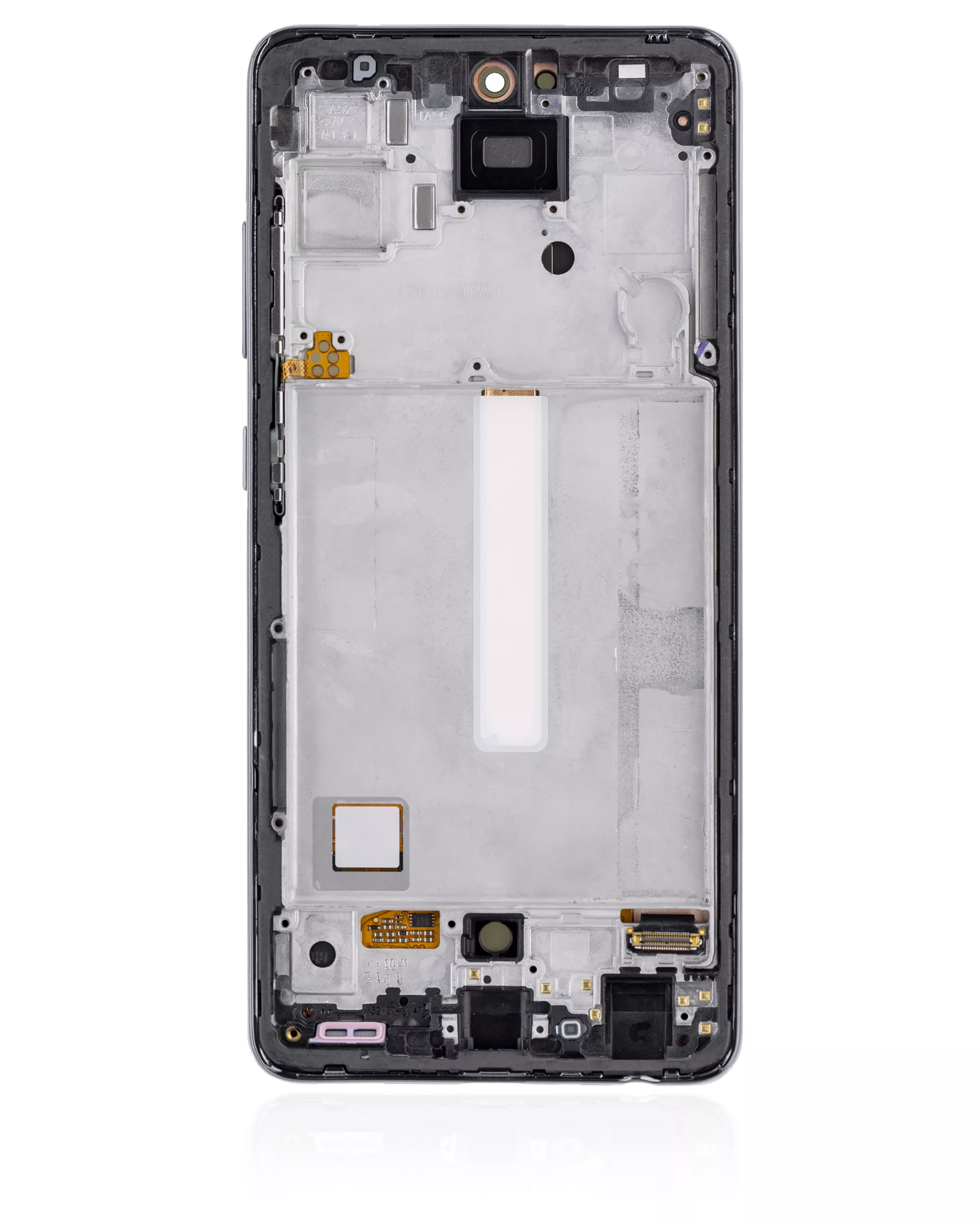 OLED Display mit Rahmen für Samsung Galaxy A52 4G (A525 / 2021) / A52 5G (A526 / 2021) / A52S 5G (A528 / 2021) (Service Pack) (Awesome Black) – Bild 3