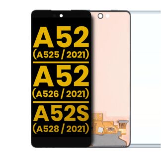 OLED Display ohne Rahmen für Samsung A52 4G (A525 / 2021) / 5G (A526 / 2021) / A52S 5G (A528 / 2021) (professionell aufgearbeitet)