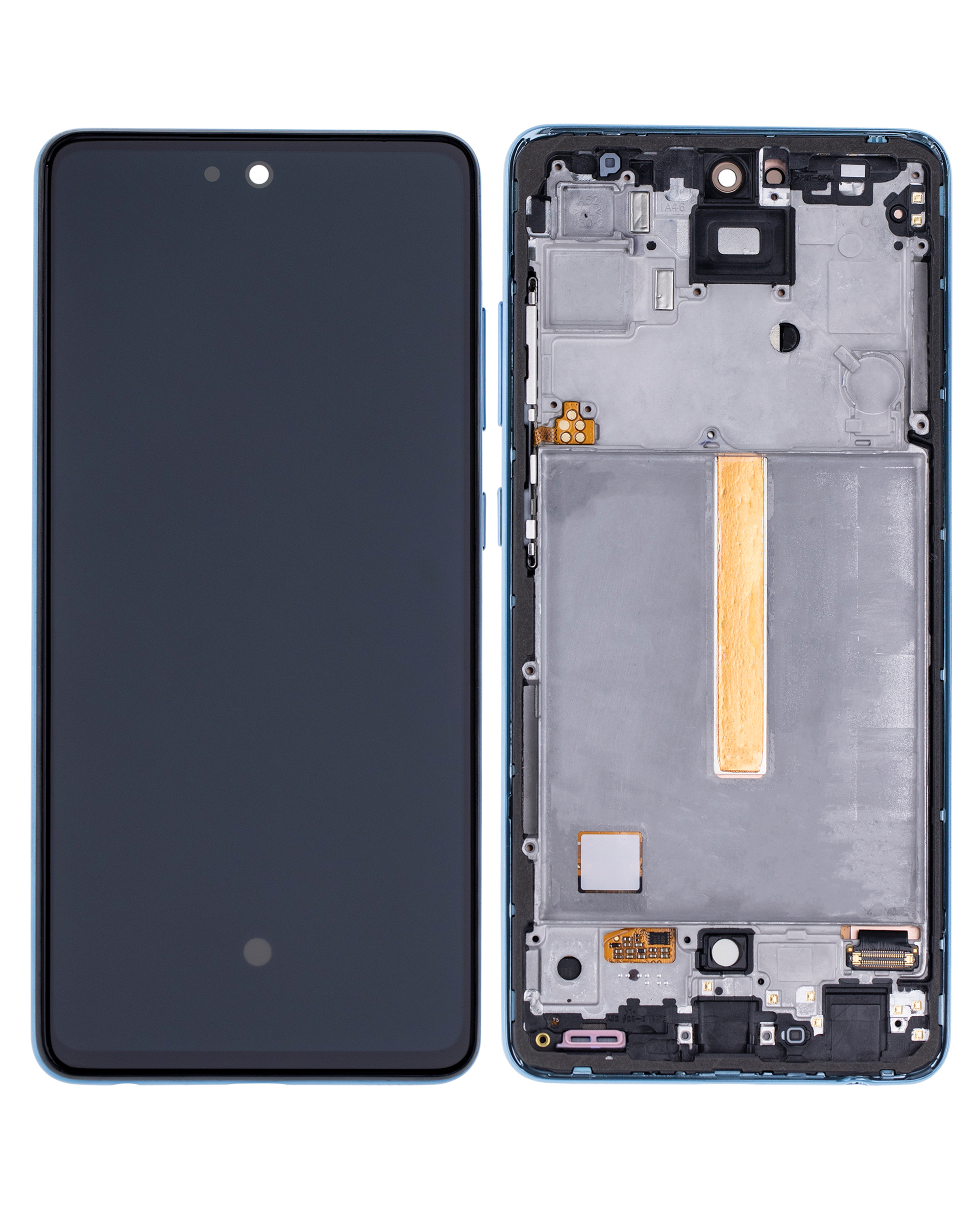 LCD Display mit Rahmen (ohne Fingerabdrucksensor) für Samsung Galaxy A52 4G (A525 / 2021) / A52 5G (A526 / 2021) / A52S (A528 / 2021) (Aftermarket – Bild 2