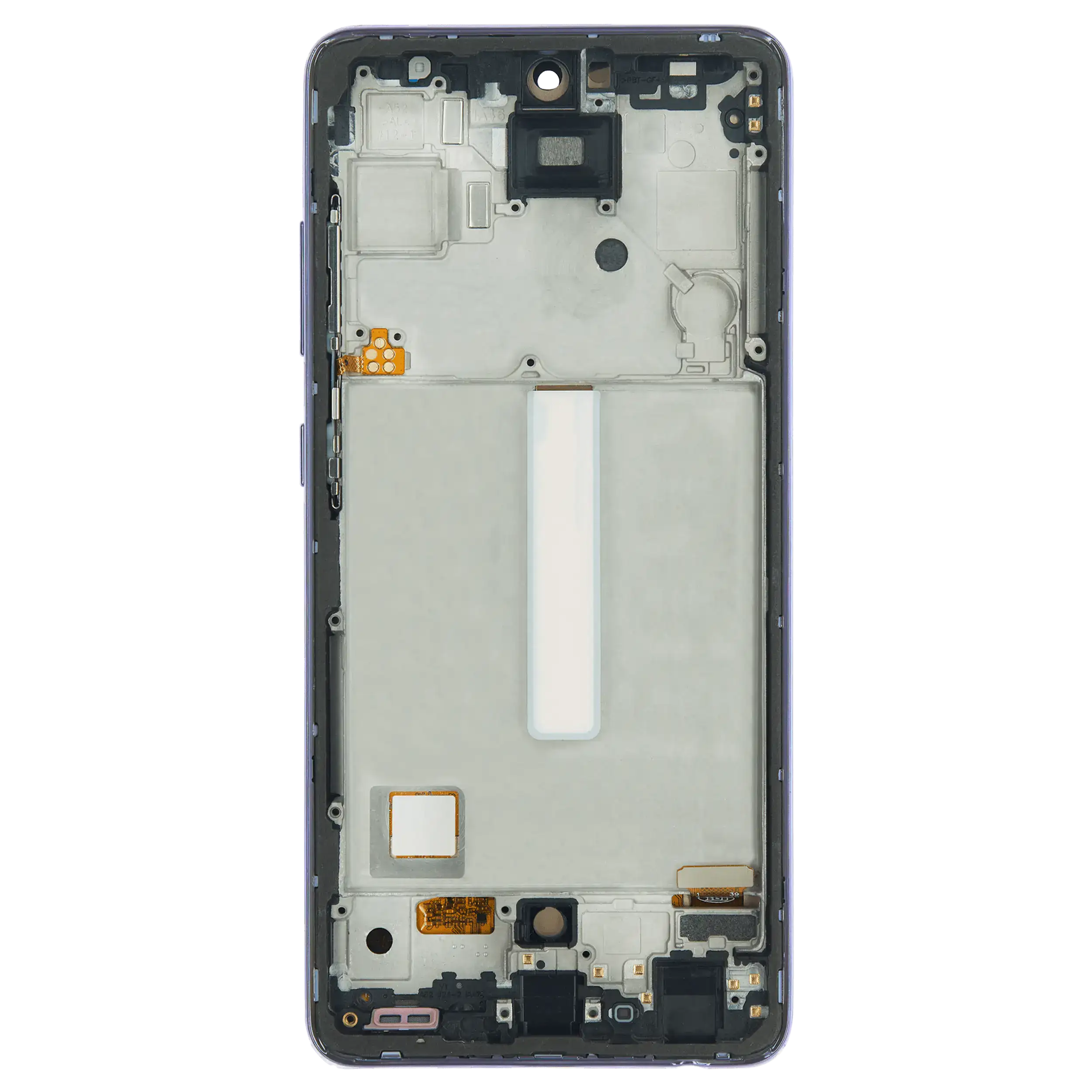 OLED Display mit Rahmen für Samsung Galaxy A52 4G (A525 / 2021) / A52 5G (A526 / 2021) / A52S 5G (A528 / 2021) (6.36") (Aftermarket Plus) (Awesome Vi – Bild 4