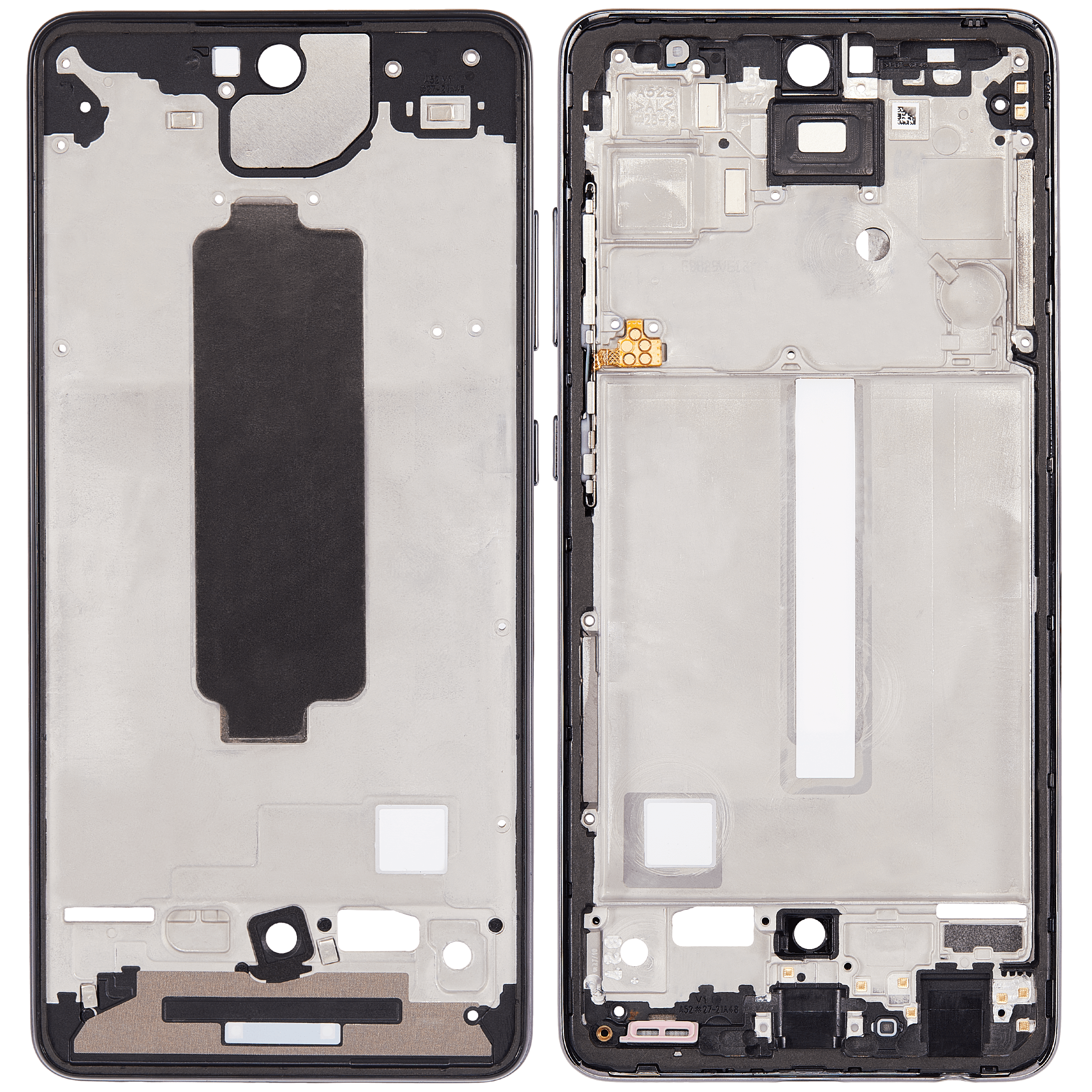 Mittelrahmen für Samsung Galaxy A52 4G (A525 / 2021) / A52 5G (A526 / 2021) / A52S 5G (A528 / 2021) (Awesome Black) – Bild 2