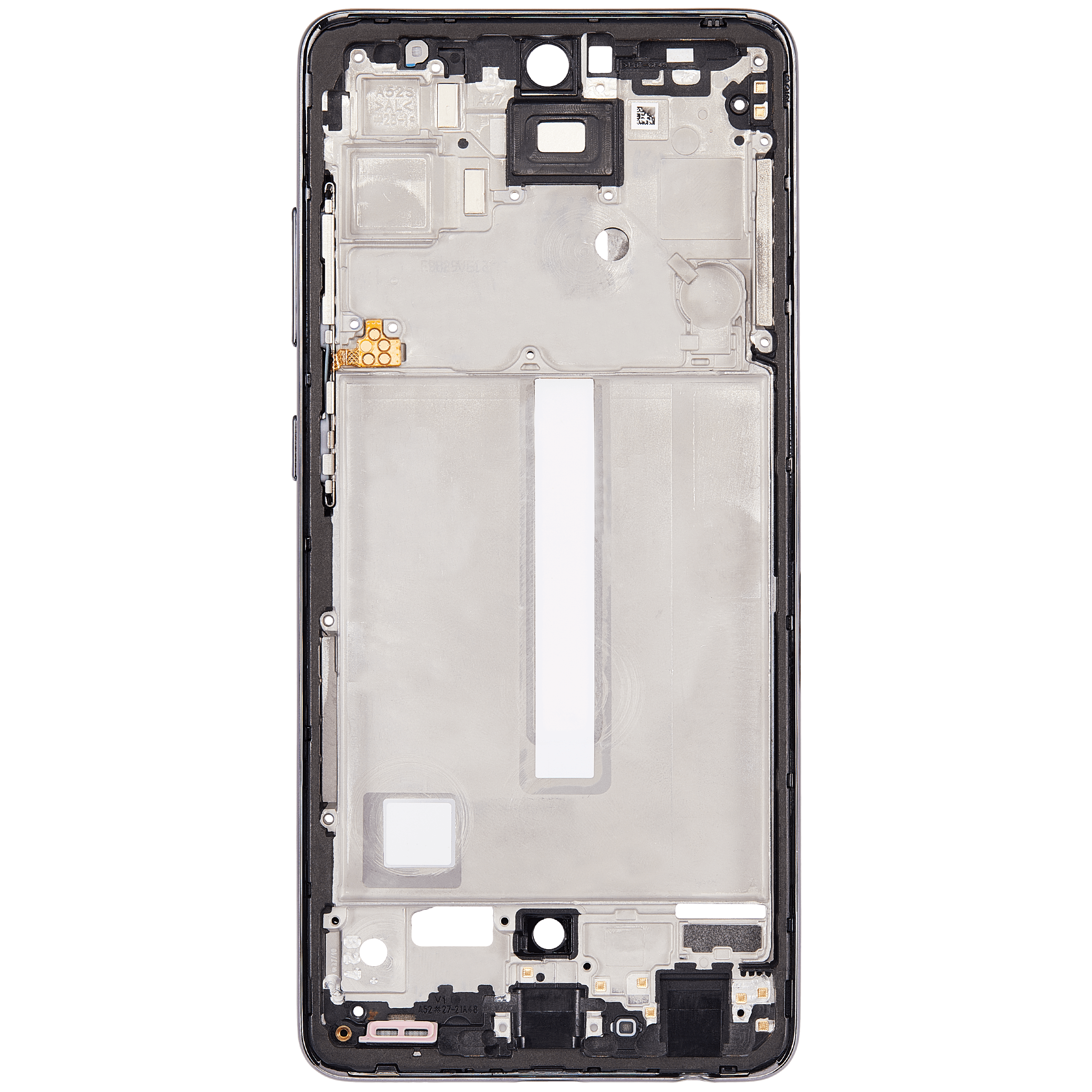 Mittelrahmen für Samsung Galaxy A52 4G (A525 / 2021) / A52 5G (A526 / 2021) / A52S 5G (A528 / 2021) (Awesome Black) – Bild 4
