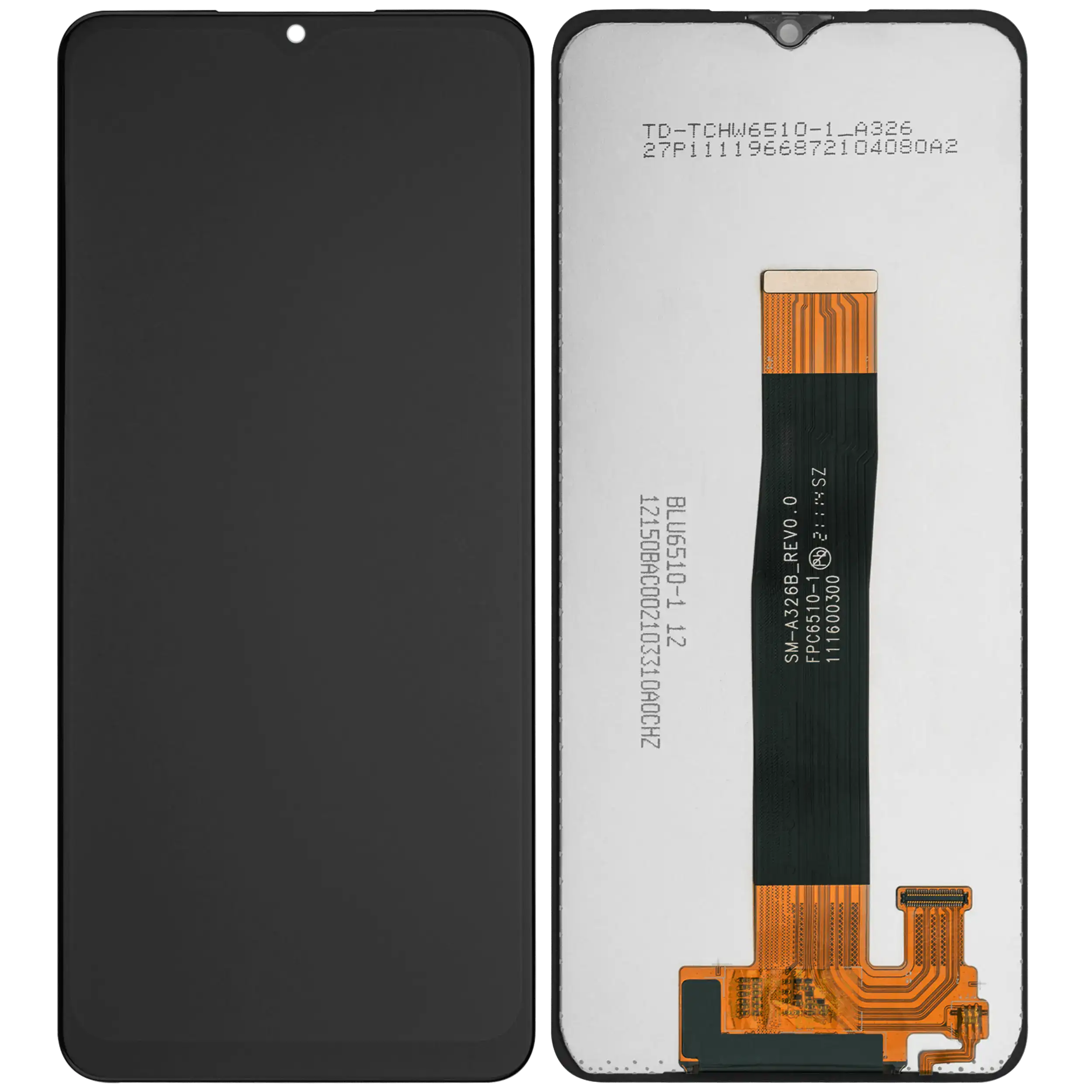 LCD Display ohne Rahmen für Samsung Galaxy A32 5G (A326 / 2021) (alle Modelle) (professionell aufgearbeitet) (Awesome Black) – Bild 2