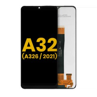 LCD Display ohne Rahmen für Samsung Galaxy A32 5G (A326 / 2021) (alle Modelle) (professionell aufgearbeitet) (Awesome Black)