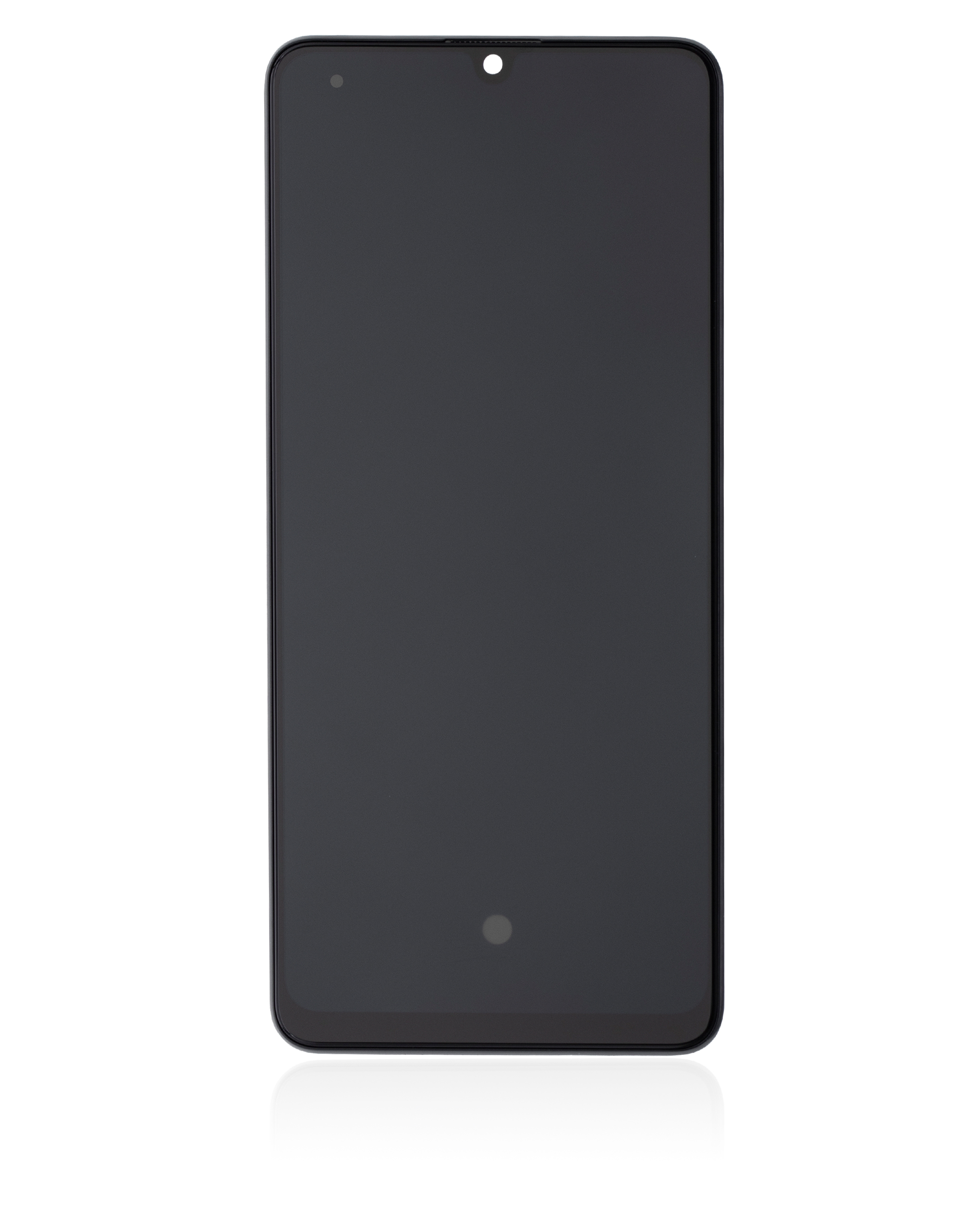 OLED Display mit Rahmen für Samsung Galaxy A32 4G (A325 / 2021) (professionell aufgearbeitet) (Awesome Black) – Bild 2