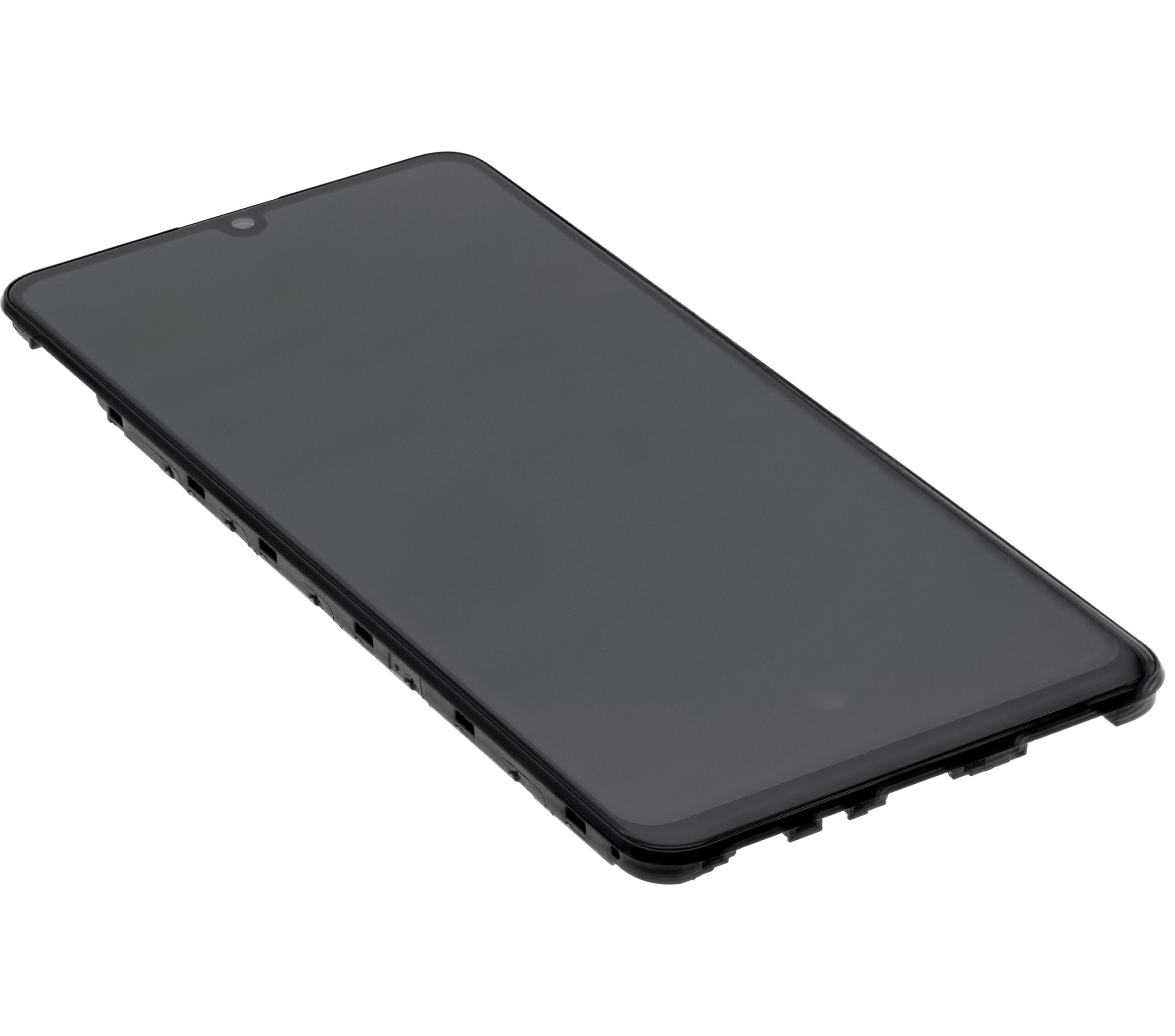 OLED Display mit Rahmen für Samsung Galaxy A32 4G (A325 / 2021) (professionell aufgearbeitet) (Awesome Black) – Bild 4