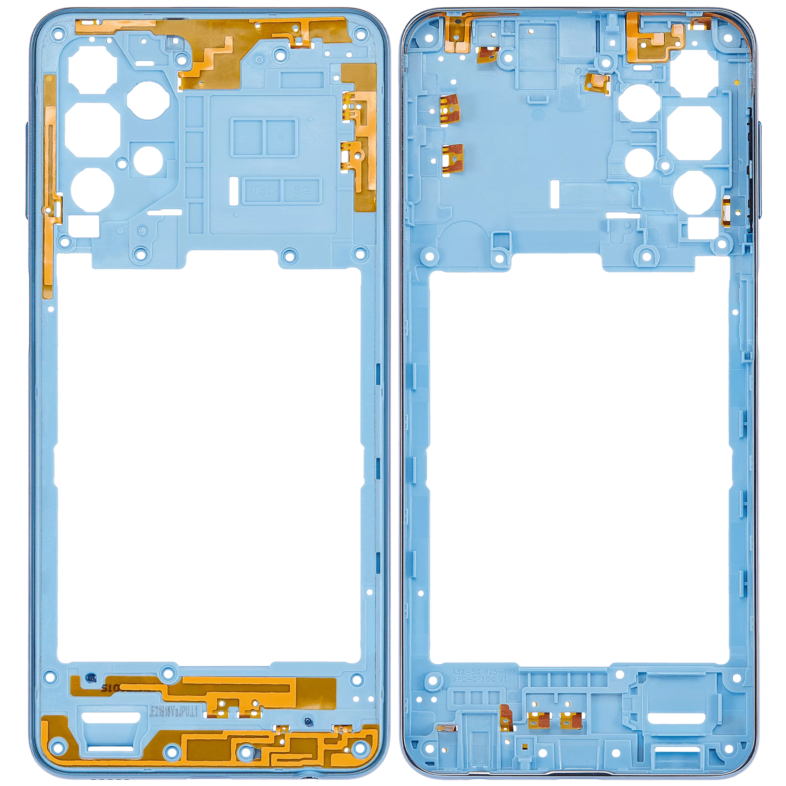 Mittelrahmen für Samsung Galaxy A32 5G (A326 / 2021) (Awesome Blue) – Bild 2