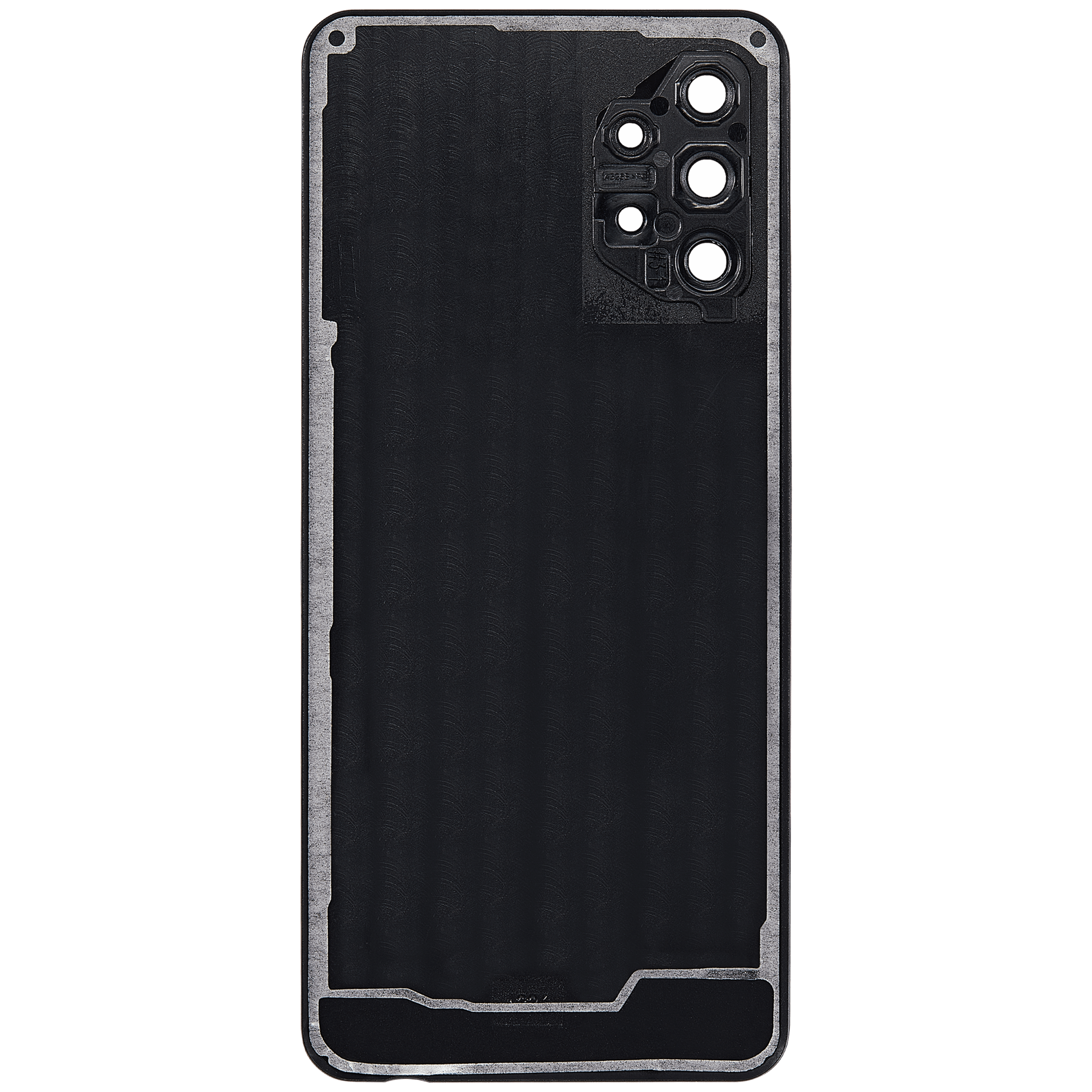Rückdeckelglas mit Kameraglas für Samsung Galaxy A32 5G (A326 / 2021) (Aftermarket Plus) (Awesome Black) – Bild 4