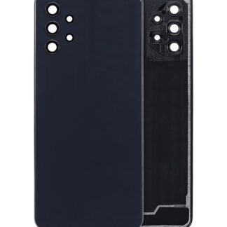 Rückdeckelglas mit Kameraglas für Samsung Galaxy A32 5G (A326 / 2021) (Aftermarket Plus) (Awesome Black)