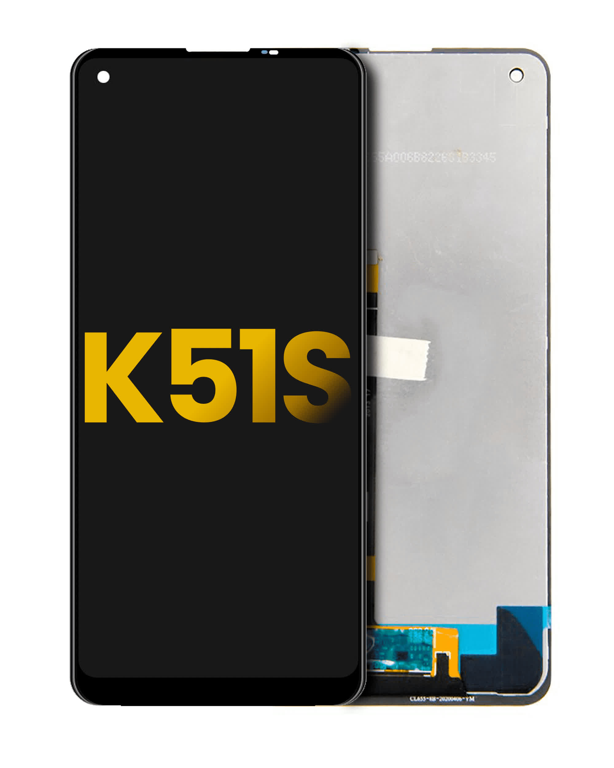 LCD Display ohne Rahmen für LG K51S (professionell aufgearbeitet)
