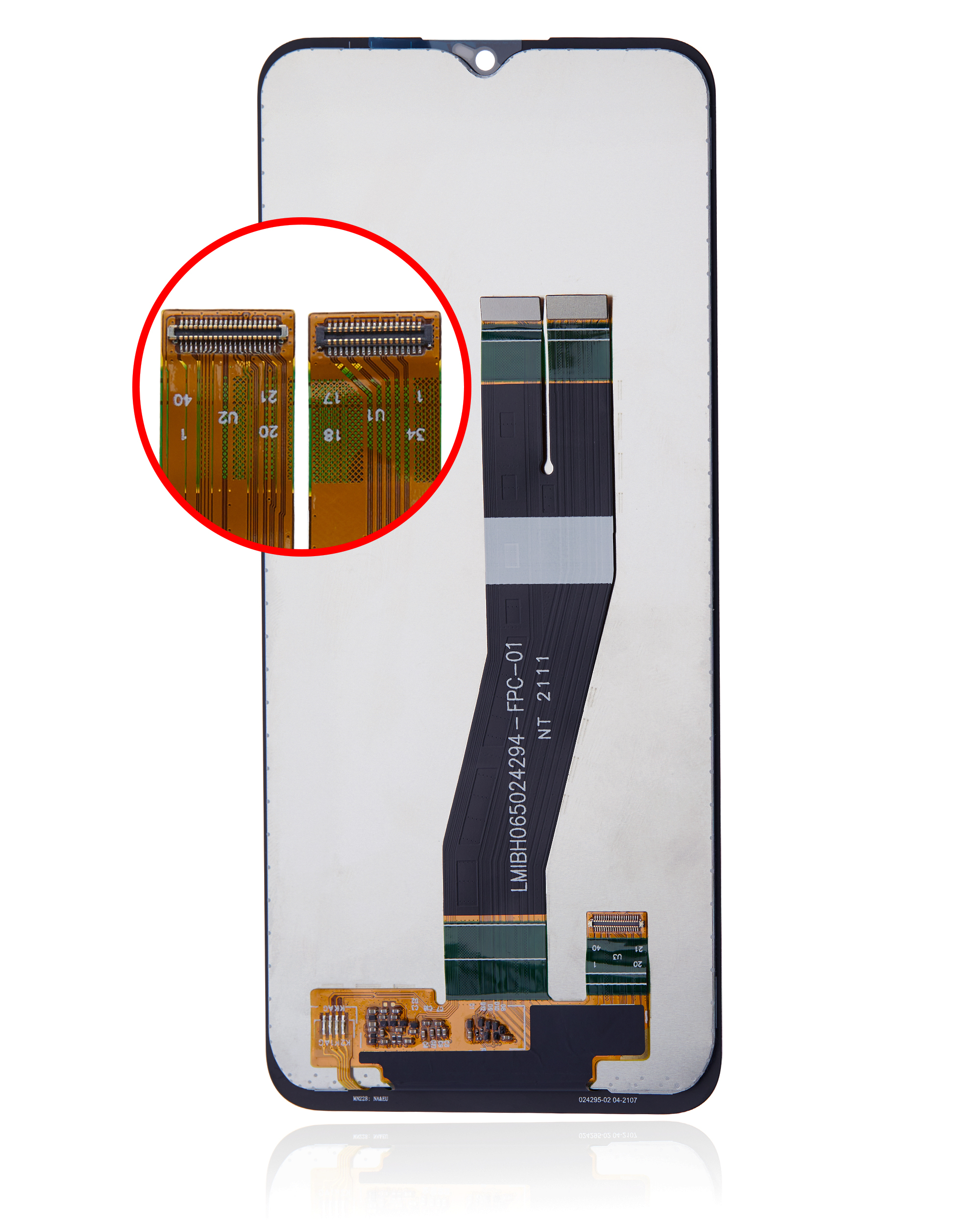 LCD Display ohne Rahmen für Samsung Galaxy A02S (A025U / 2020) (US-Version) (professionell aufgearbeitet) – Bild 3